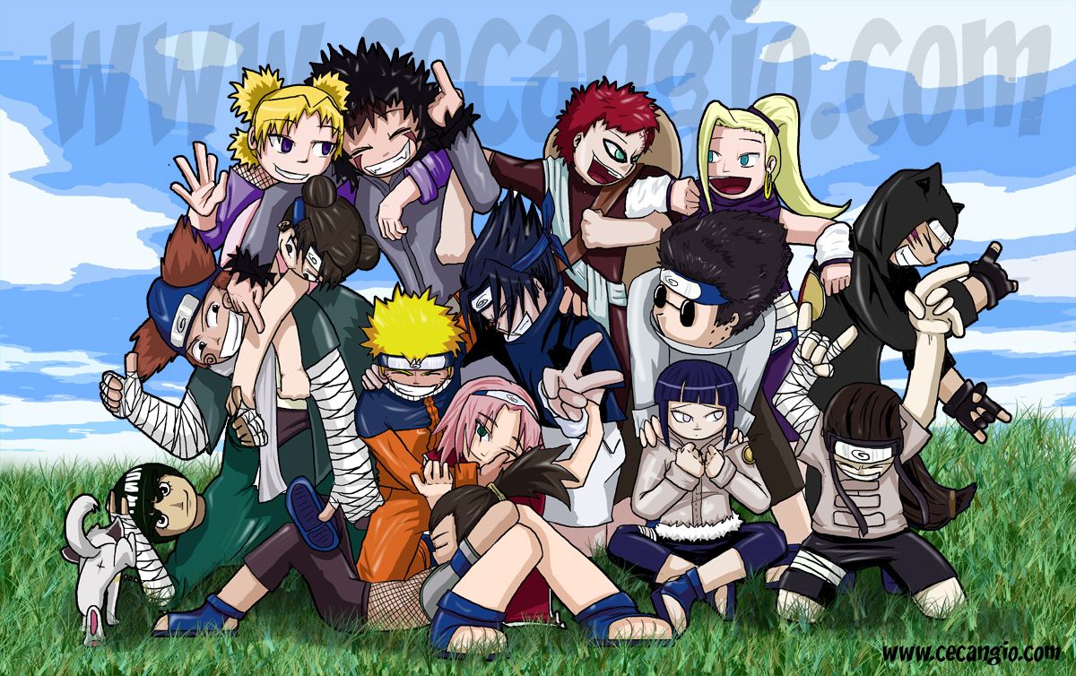 Personaggi Naruto Shippuden gruppo, 1200x754 HD, Laptop