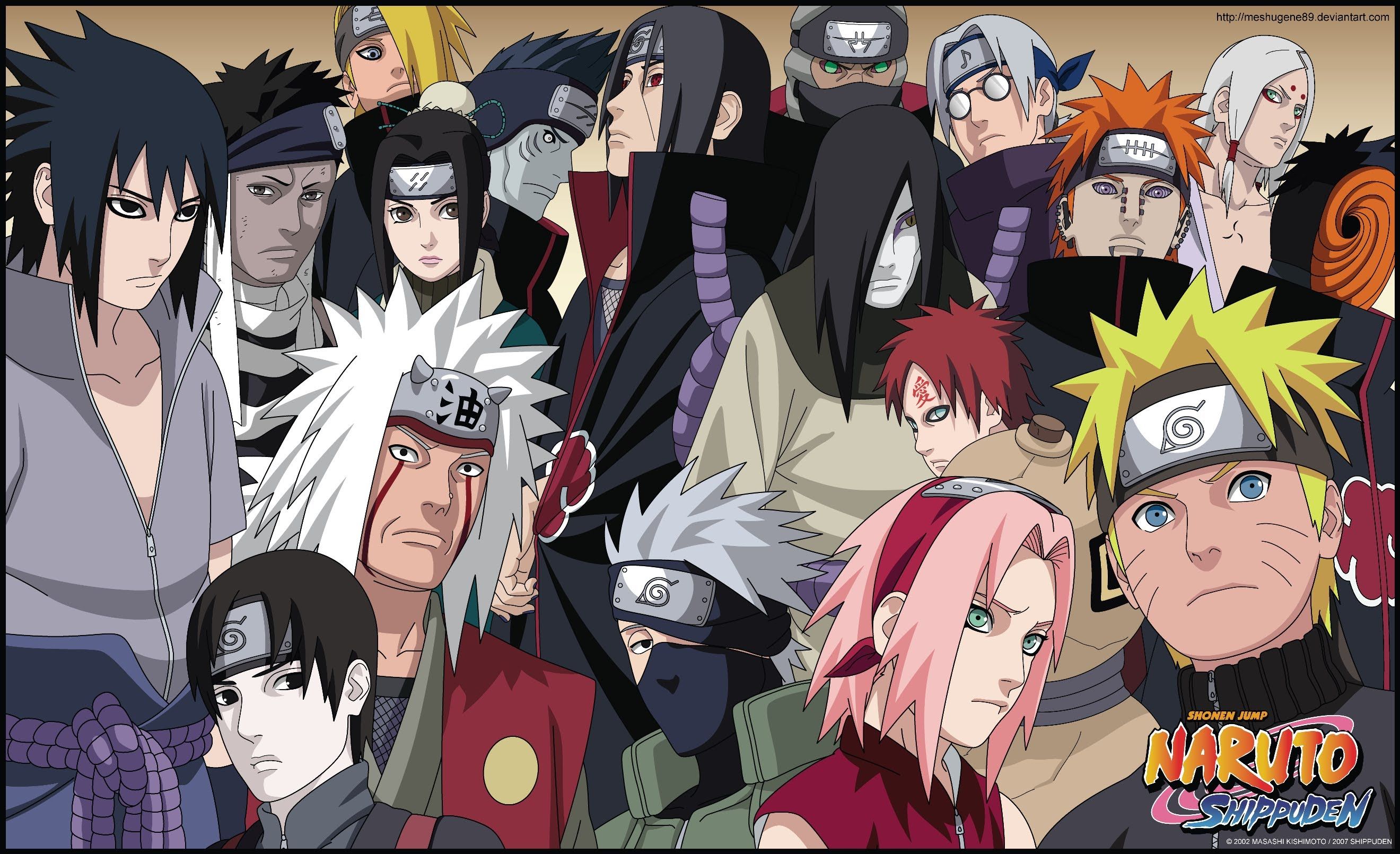 Personaggi Naruto Shippuden gruppo, 2640x1611 2K, Desktop