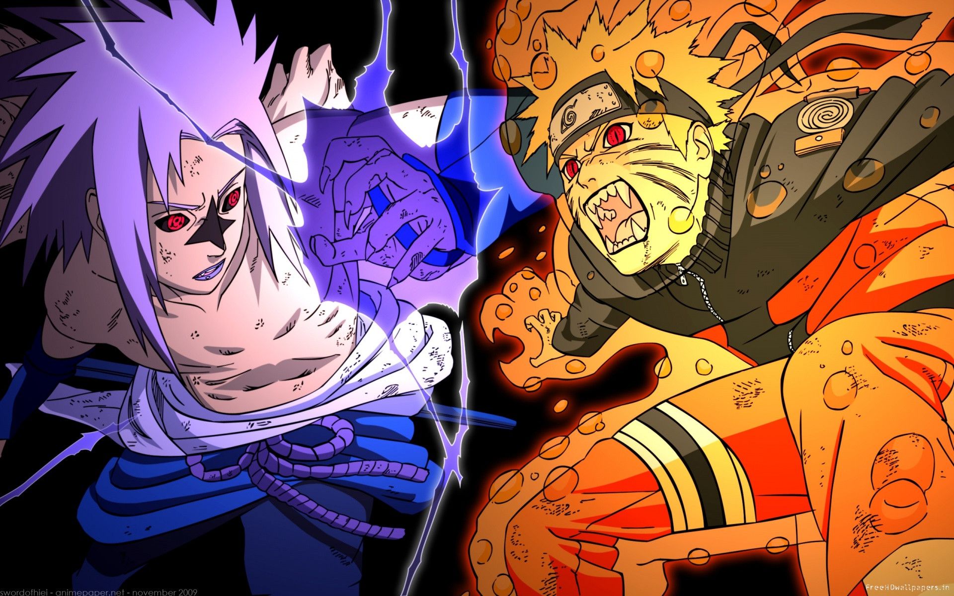 Naruto e Sasuke Shippuden, clan Uchiha, 1920x1200 Full HD+, Desktop