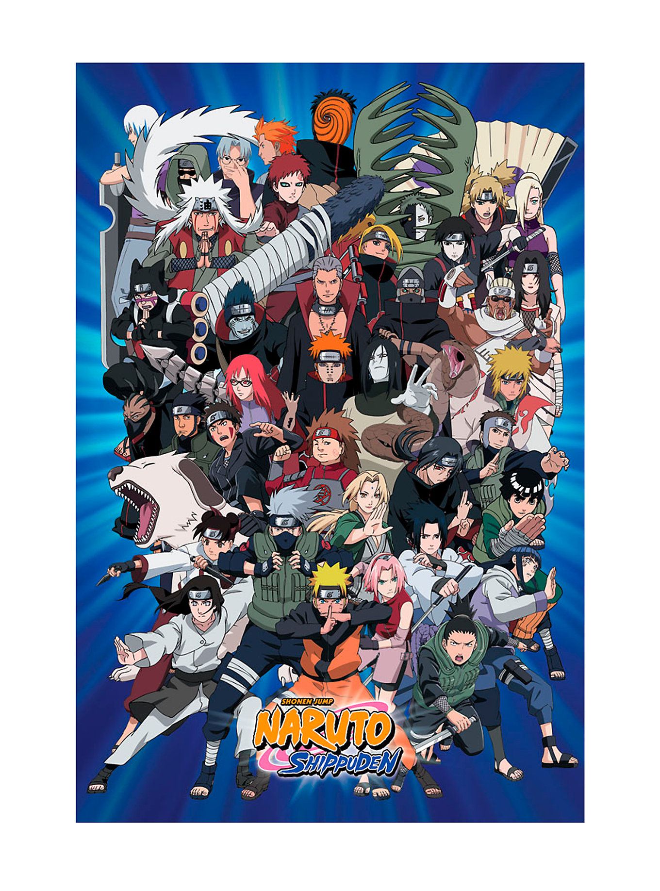 Naruto Shippuden personaggi gruppo, 1360x1836 Full HD Verticale, iPhone