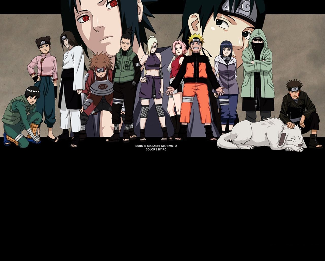 Personaggi Naruto Shippuden gruppo, 1280x1028 HD, Notebook Gaming