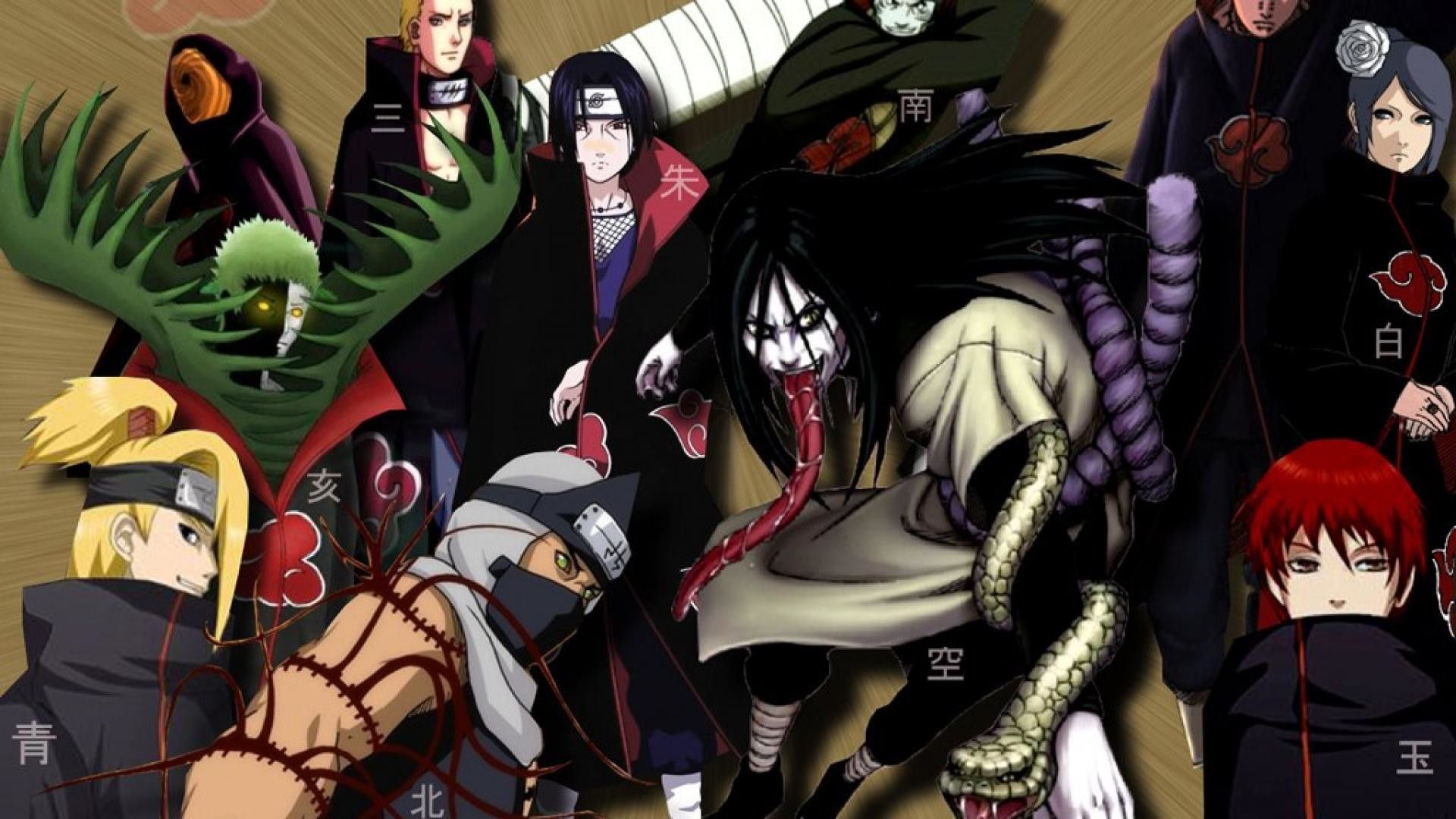 Gruppo Akatsuki Naruto Shippuden, 1920x1080 1080p, Desktop