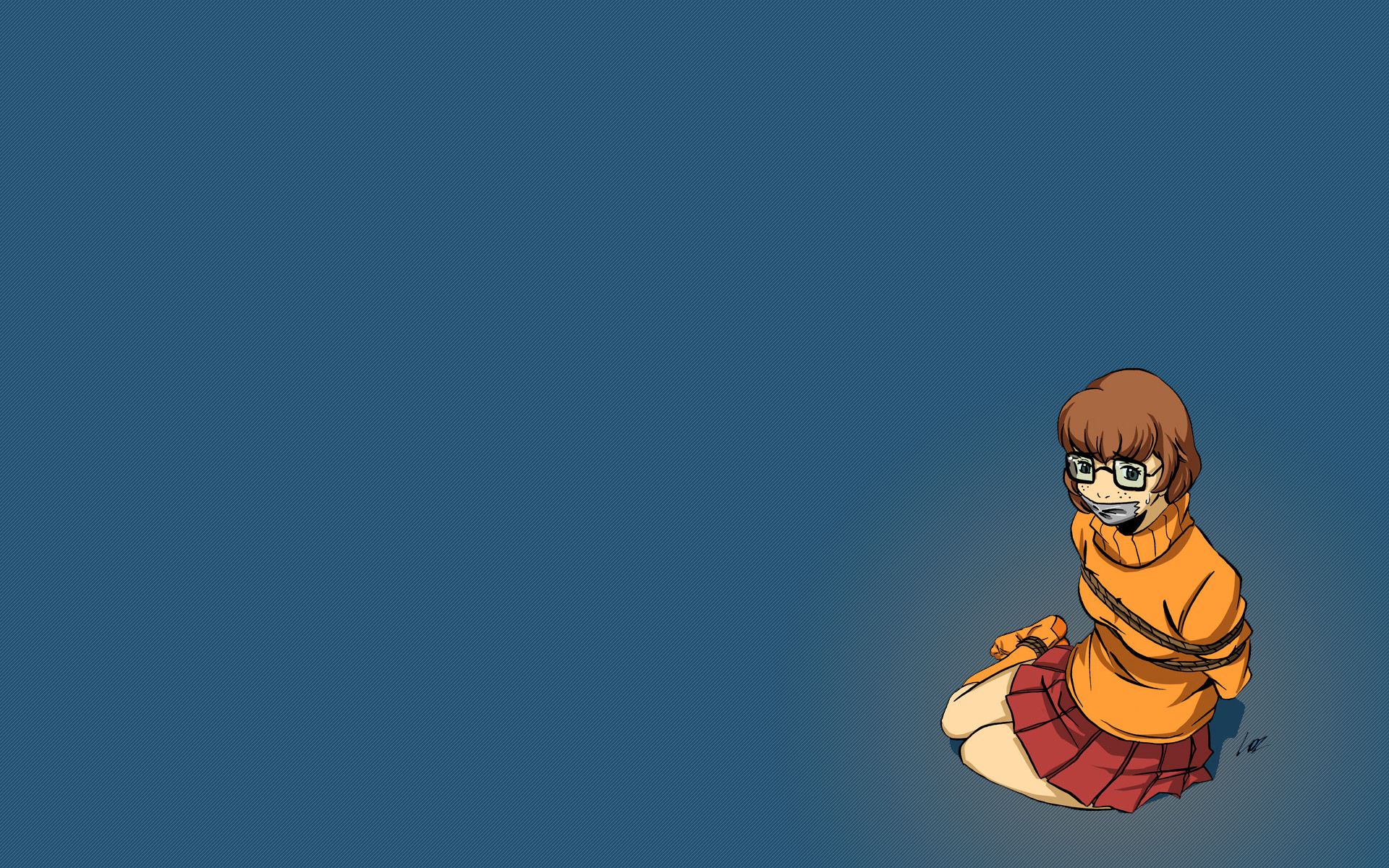 Velma Scooby-Doo seduta, 1920x1200 Full HD+, Desktop