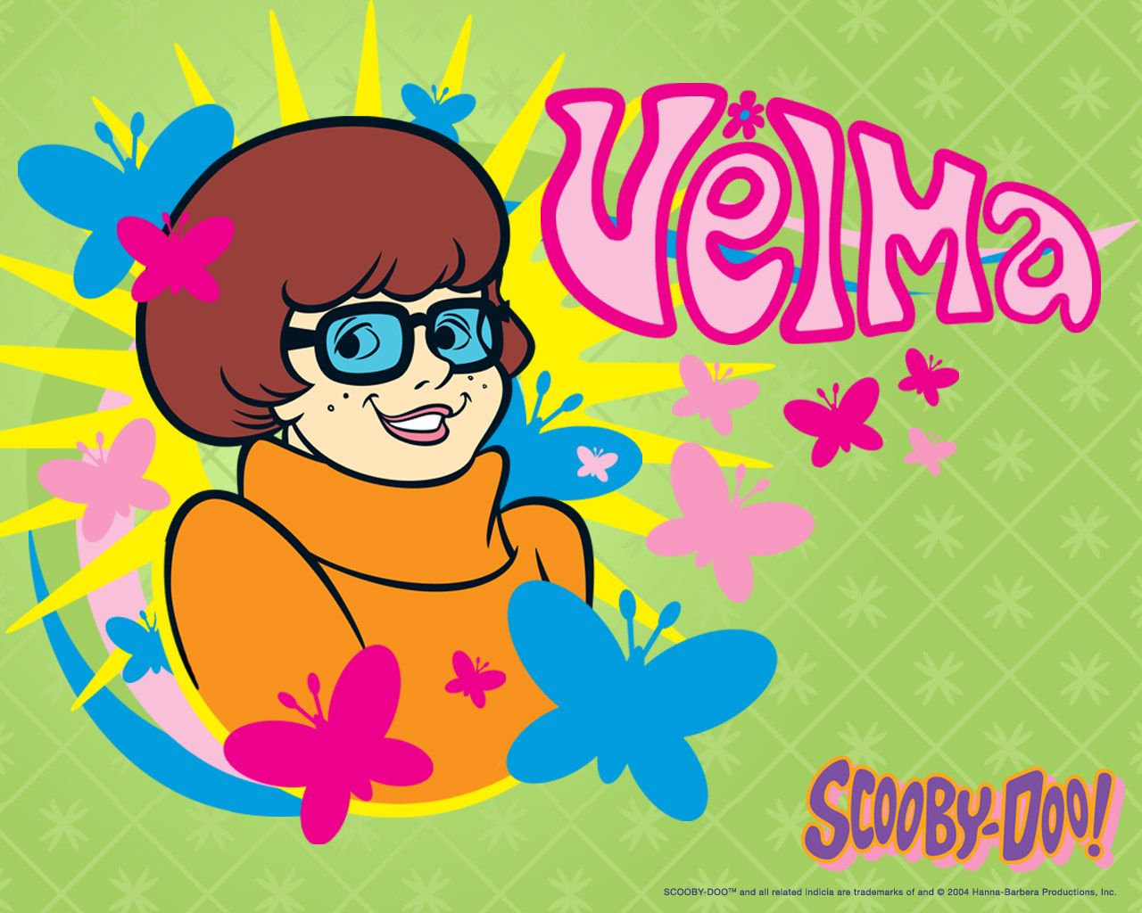 Velma Scooby-Doo con farfalle, 1280x1024 HD, HP Laptop