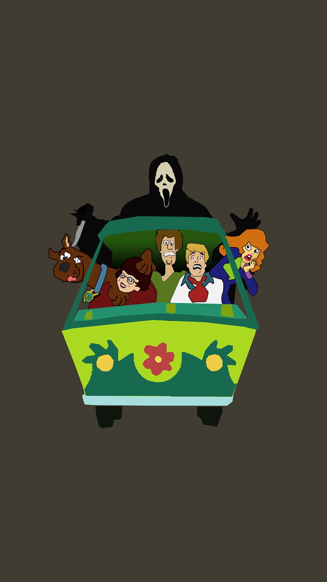 Scooby-Doo gang van Mystero, 1080x1920 Full HD Verticale, Smartphone