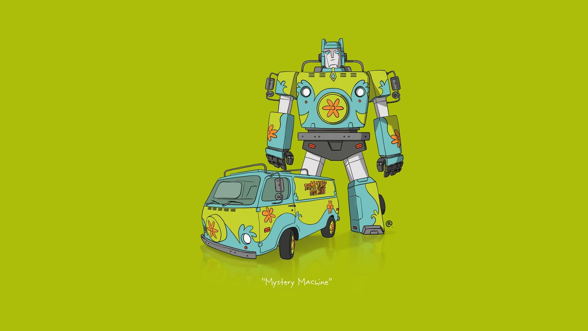 Mystery Machine trasformata robot, 1920x1080 1080p, Desktop