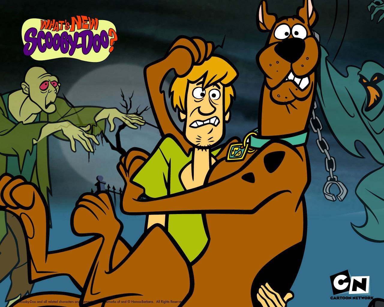 Shaggy e Scooby-Doo spaventati, 1280x1024 HD, Desktop