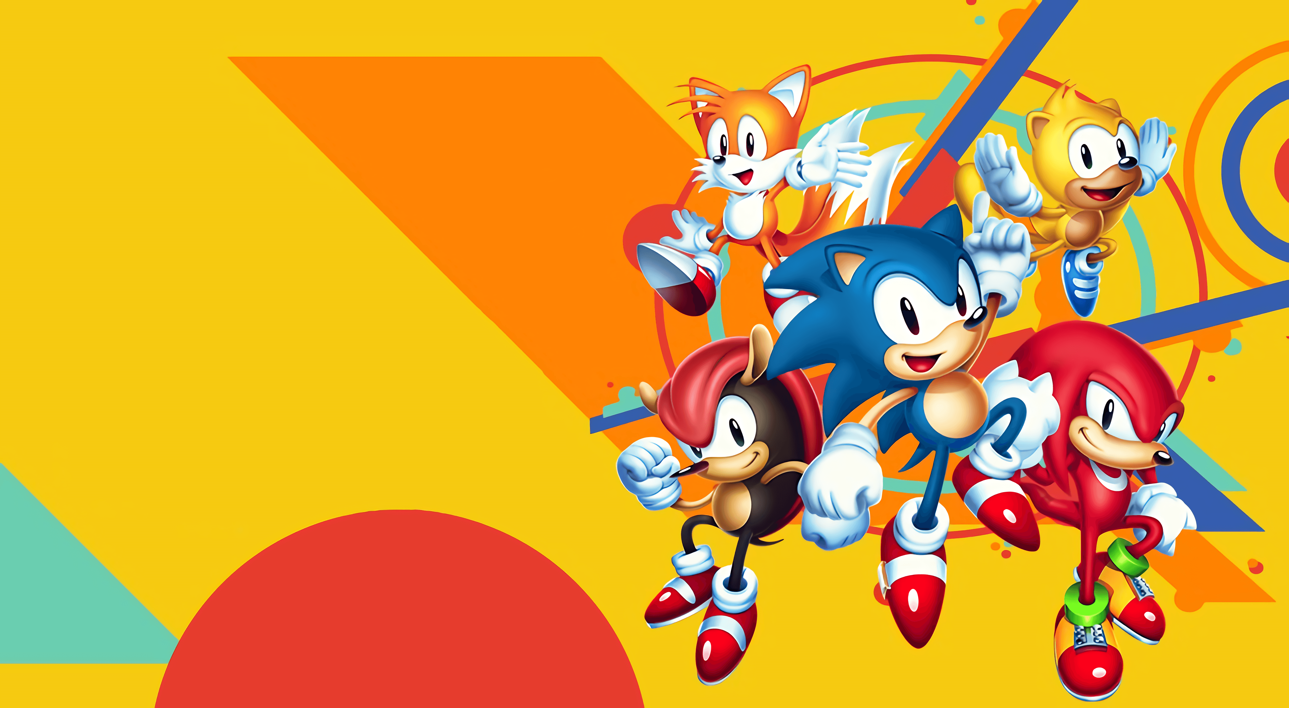Sonic Mania personaggi giallo, 4188x2300 4K, Desktop 4K