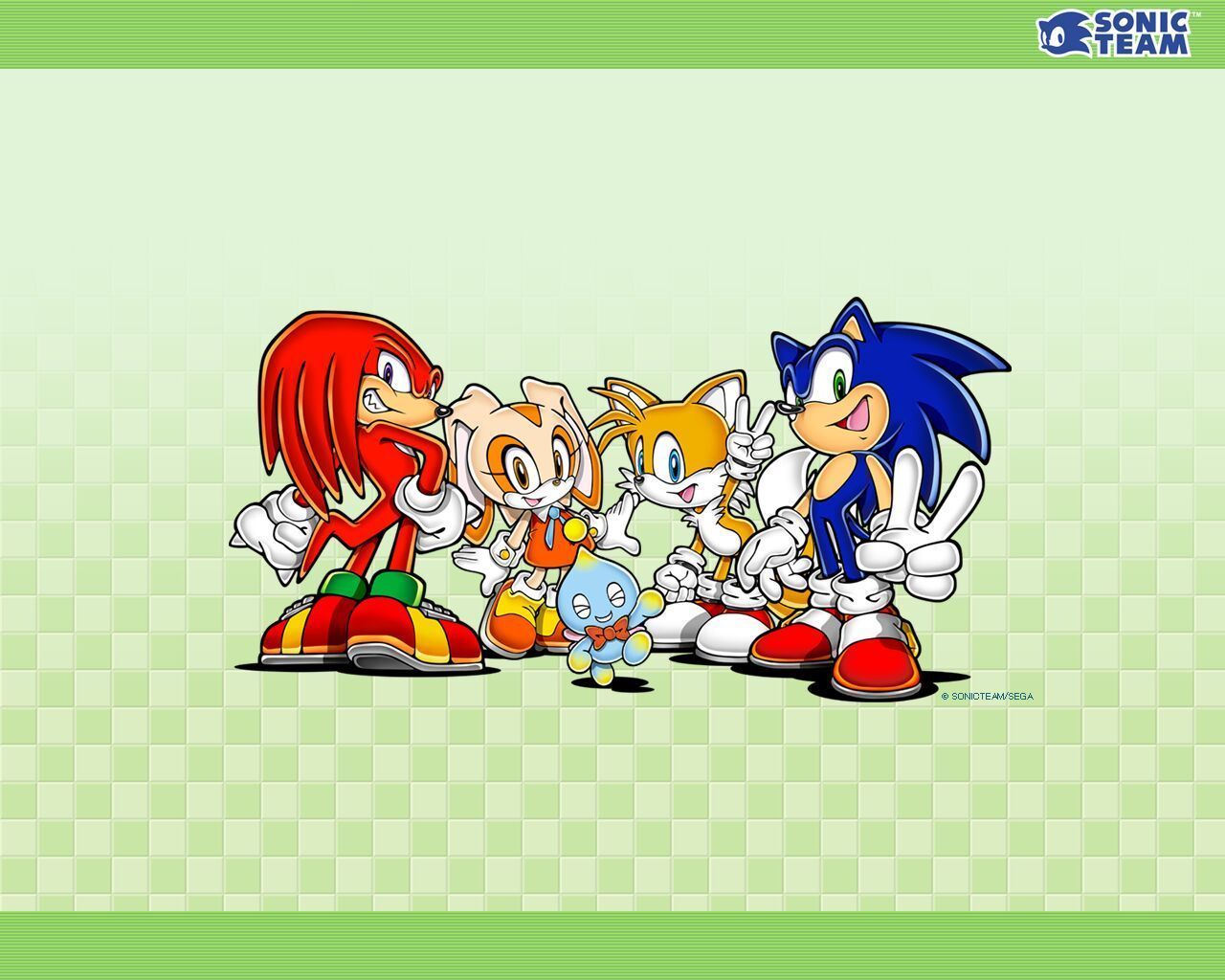 Sonic e amici personaggi, 1280x1024 720p, Laptop
