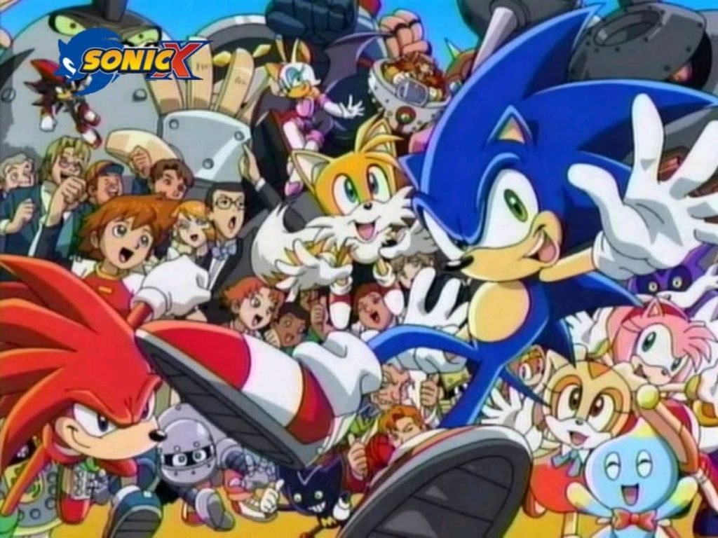 Personaggi Sonic X gruppo, 1024x768 HD, Laptop