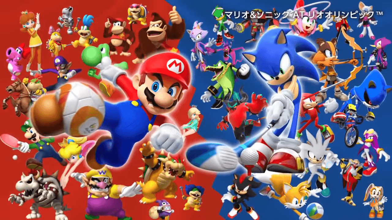 Mario e Sonic personaggi, Nintendo, 1280x720 HD, Desktop