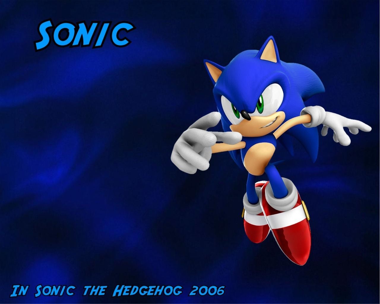Sonic the Hedgehog blu, 1280x1024 720p, PC