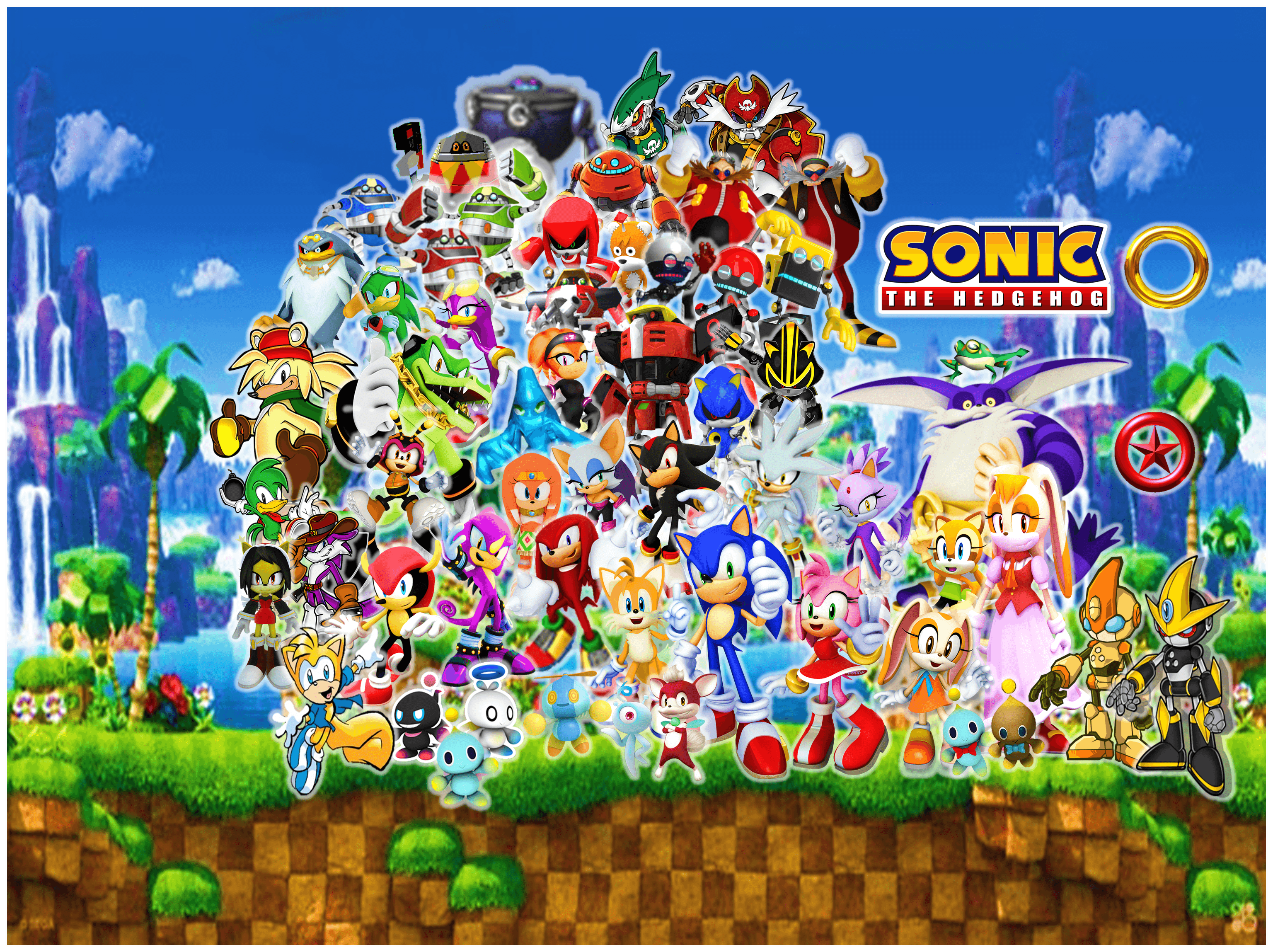 Personaggi Sonic the Hedgehog, 3072x2297 2K, Monitor Gaming