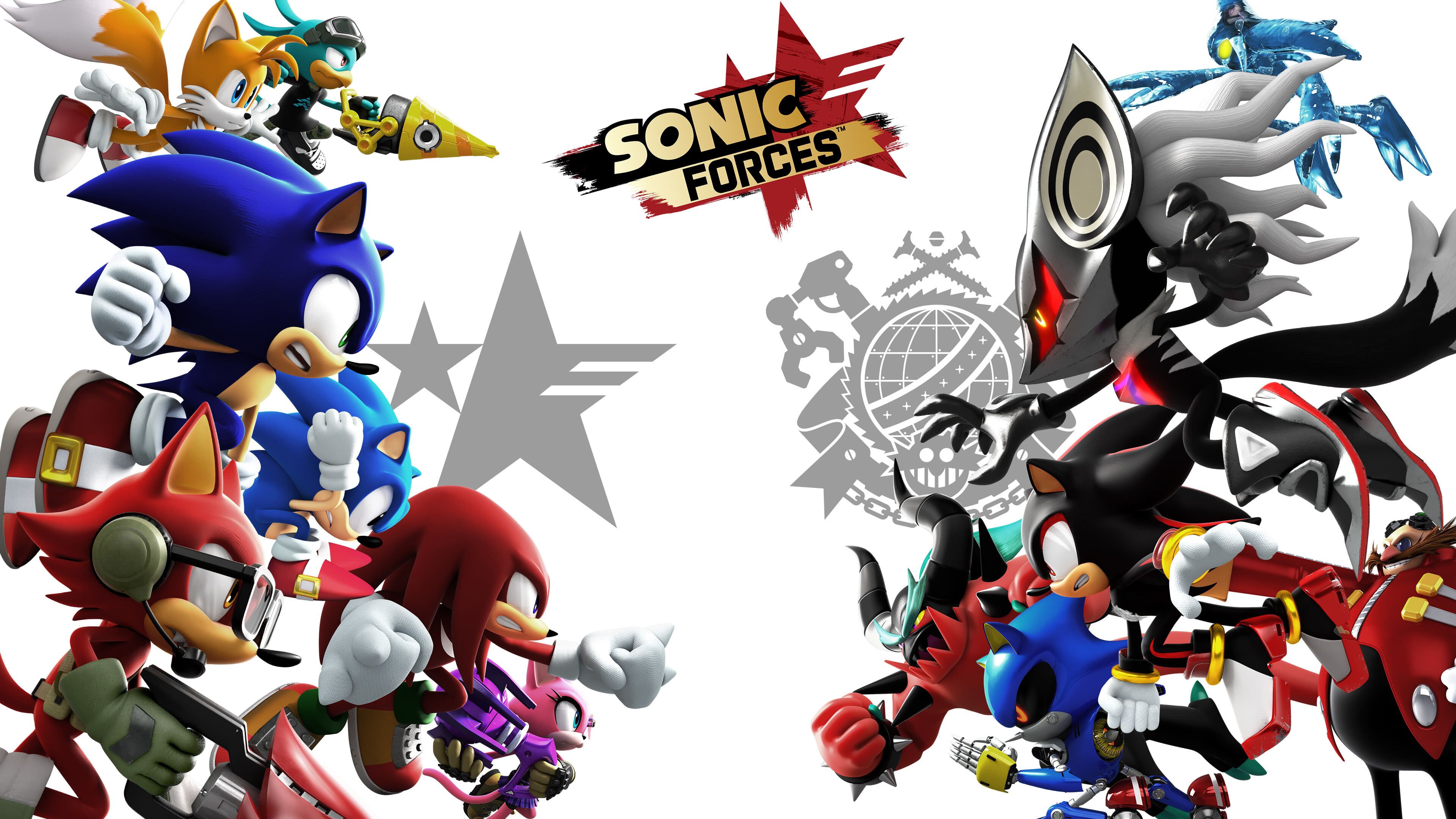 Personaggi Sonic Forces, 3840x2160 UHD, PC 4K