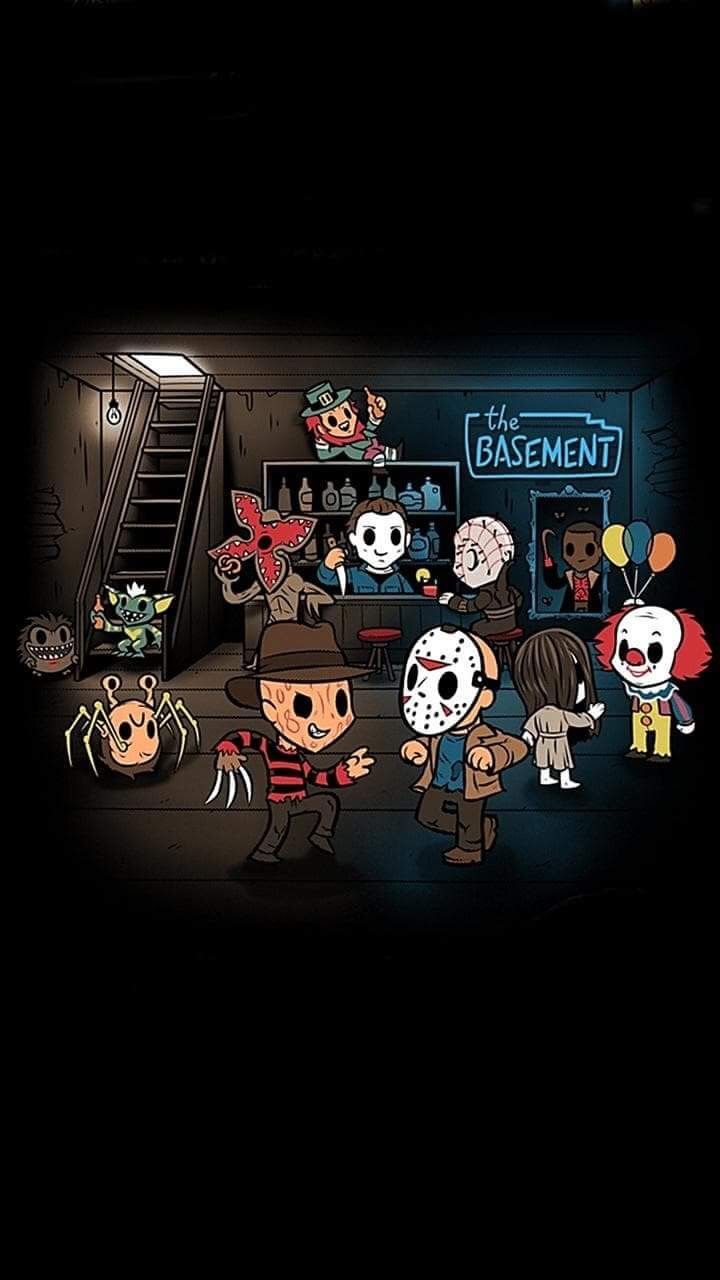 Personaggi horror stile cartoon, 720x1280 Verticale, Android