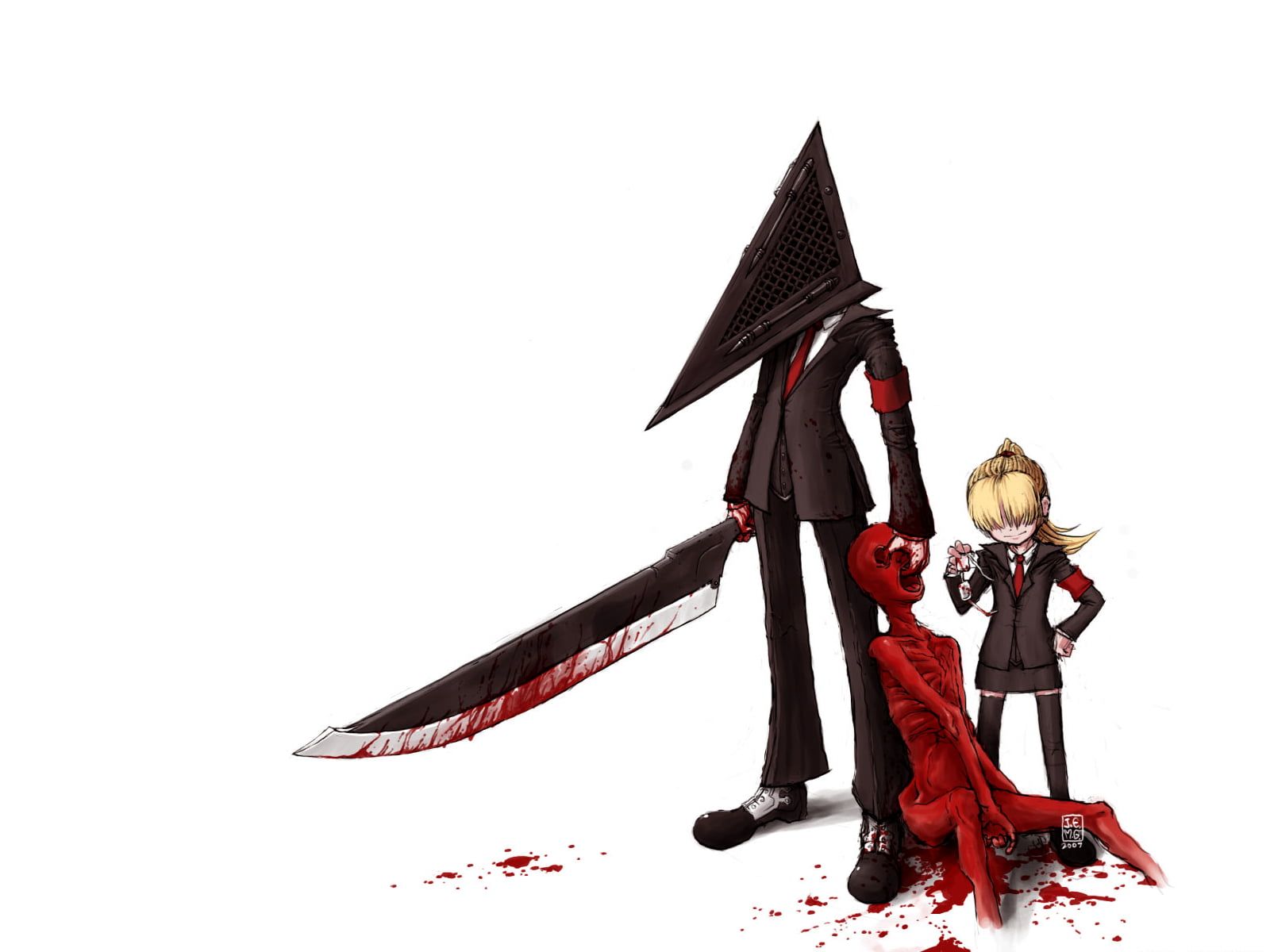 Pyramid Head Silent Hill, 1600x1200 HD Ready, Acer Nitro