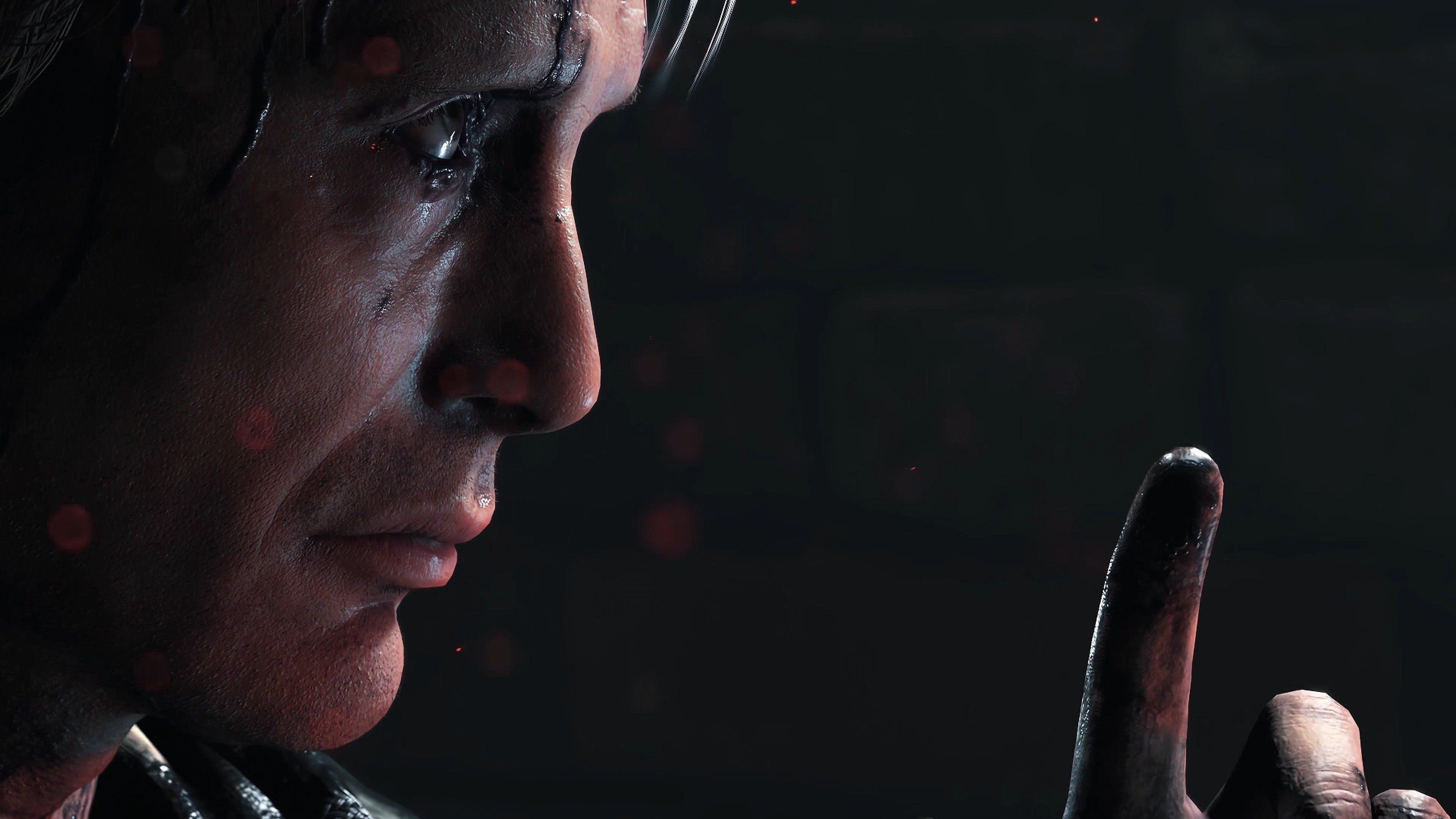 Death Stranding personaggio volto, 3840x2160 4K, Desktop 4K