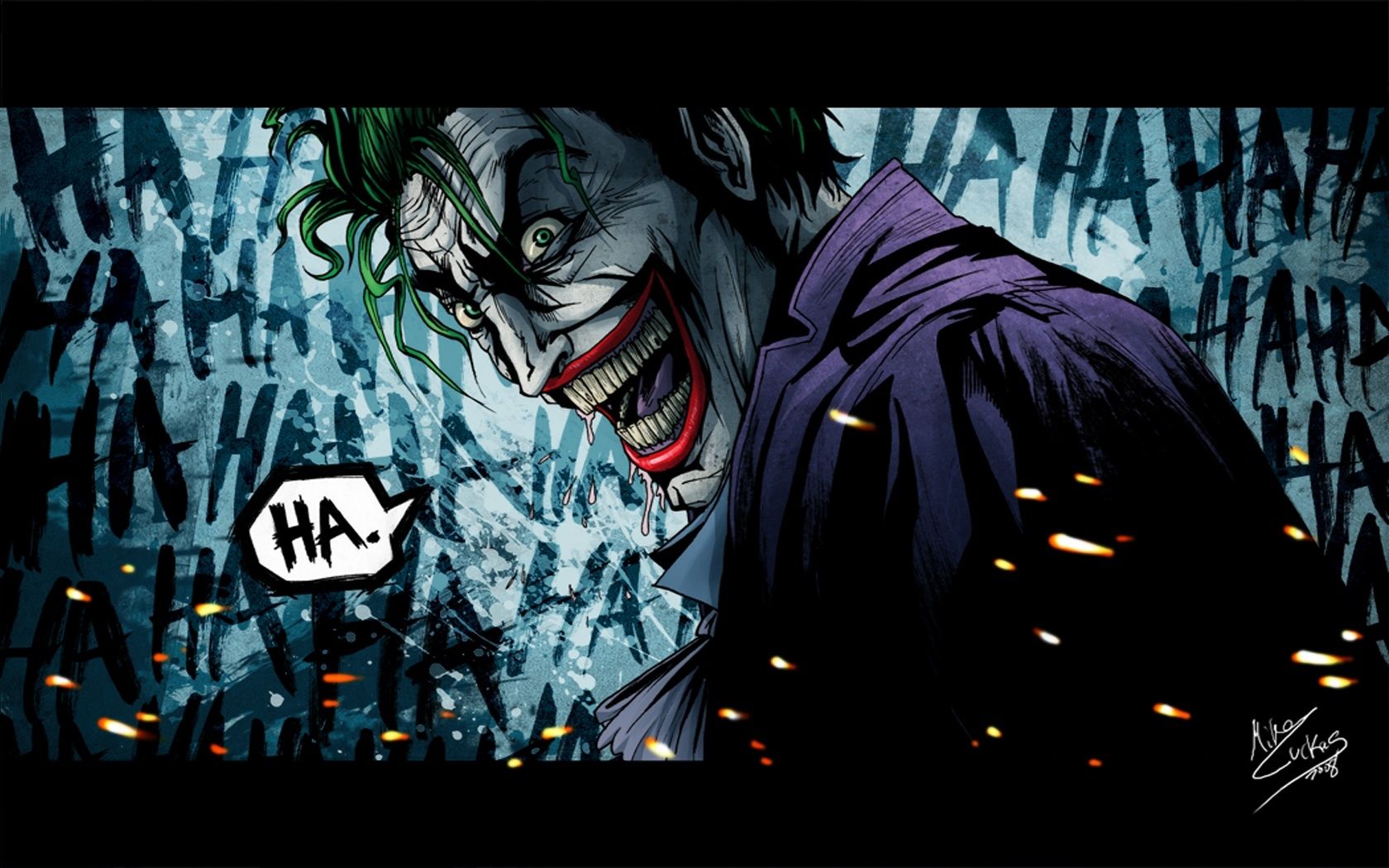 Joker che ride, Batman, nemesi di Batman, 1680x1050 900p, Laptop