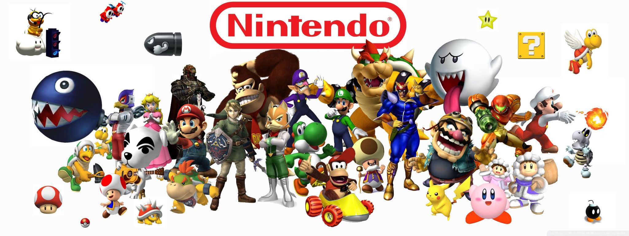 Collage personaggi Nintendo, 1920x1080 1080p, Desktop