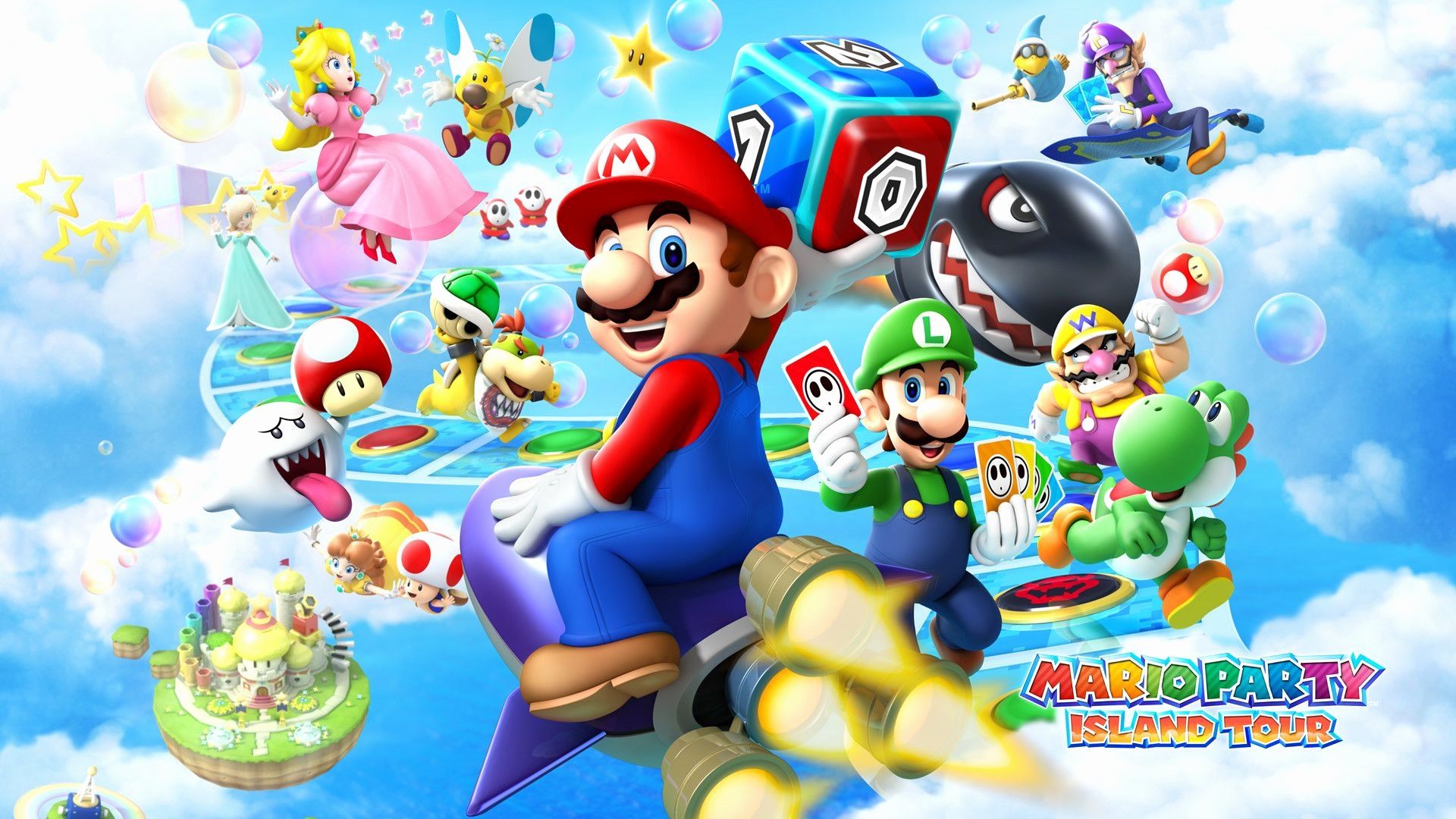 Mario Party Island Tour, Nintendo, 1920x1080 Full HD, PC Desktop