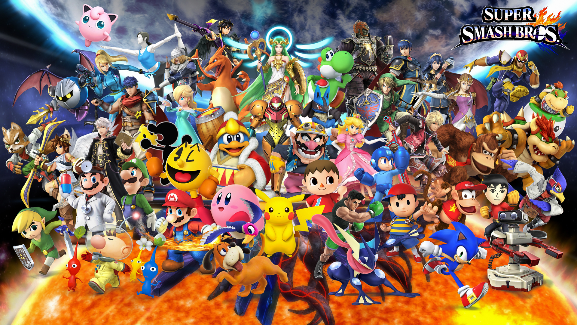 Personaggi Nintendo assortiti, 1024x768 HD, Monitor Gaming
