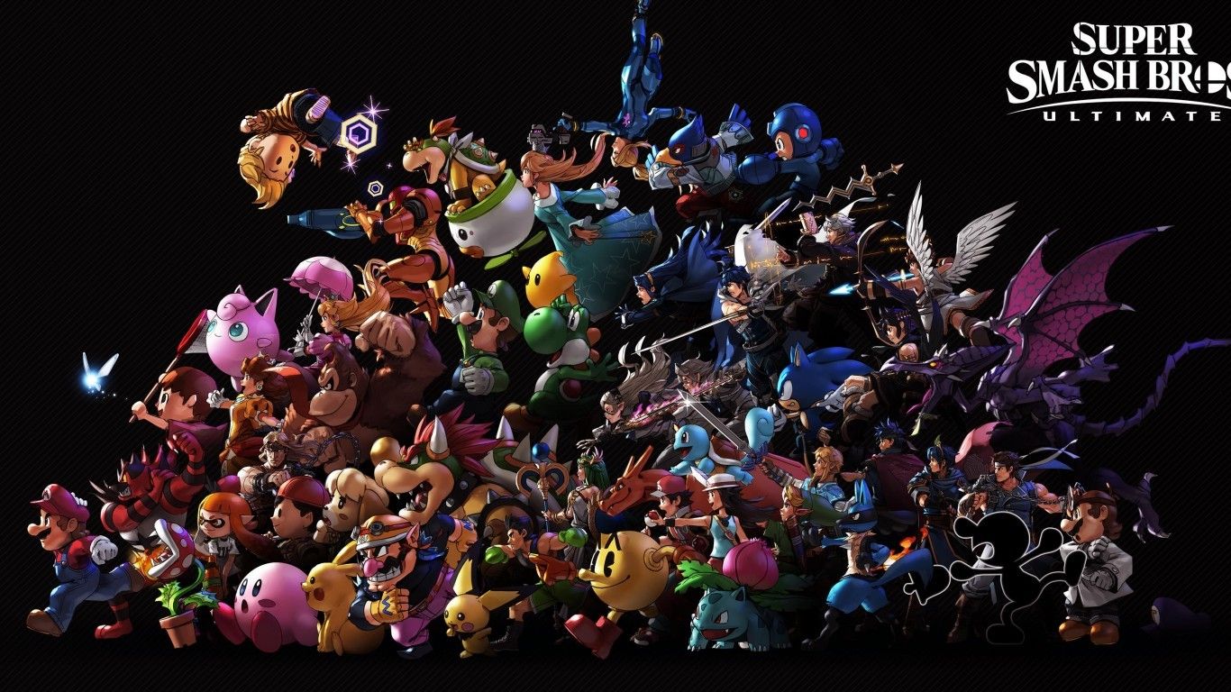 Super Smash Bros Ultimate personaggi, picchiaduro, 1366x768 720p, PC