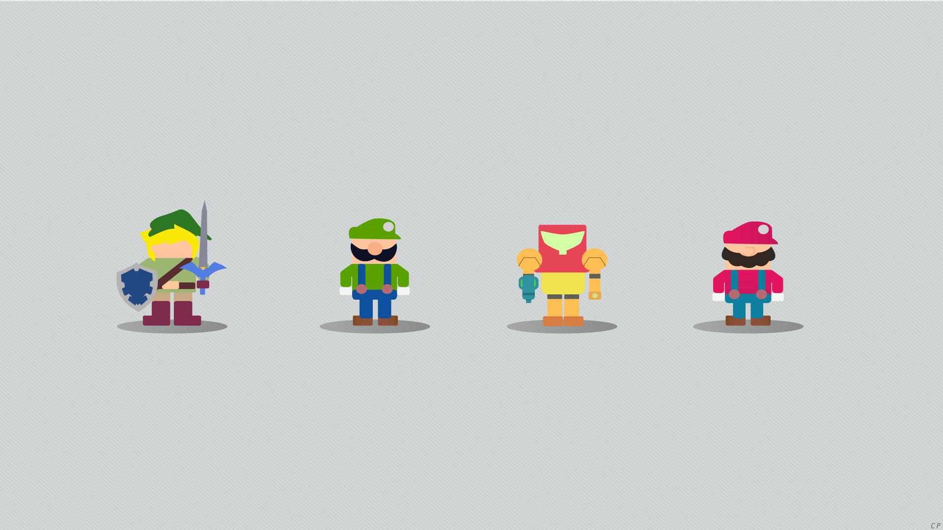 Personaggi Nintendo Mario collage, 1680x1050 900p, PC Desktop