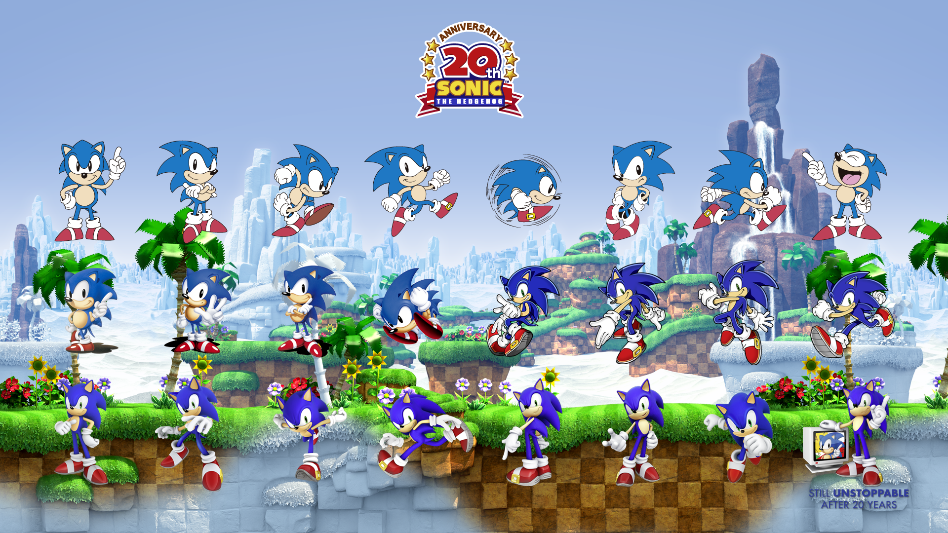Sonic CD, 1920x1080 Full HD, Laptop