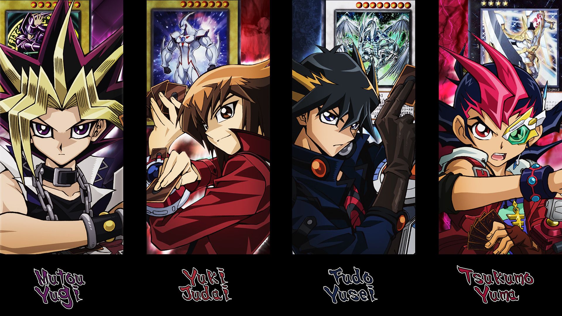 Protagonisti Yu-Gi-Oh! serie diverse, 1920x1080 1080p, PC