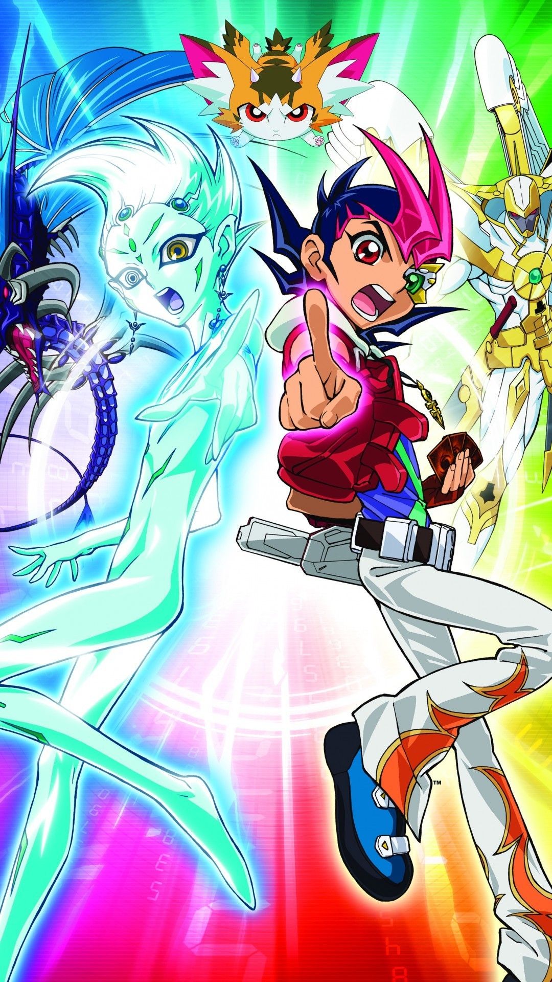 Personaggi Yu-Gi-Oh! GX anime, 1080x1920 Full HD Verticale, Smartphone