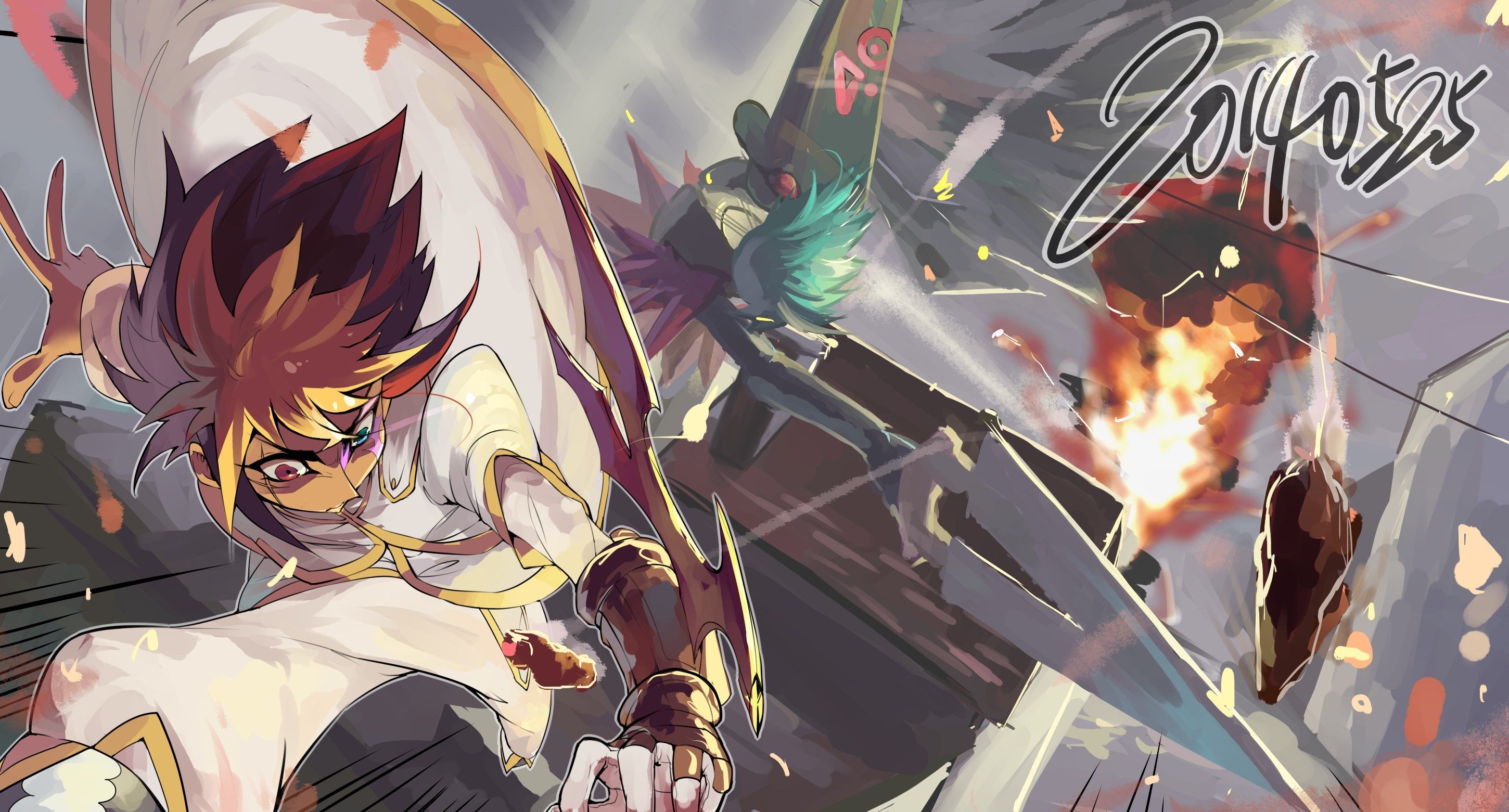 Personaggio Yu-Gi-Oh Zexal, 2900x1561 QHD, Laptop