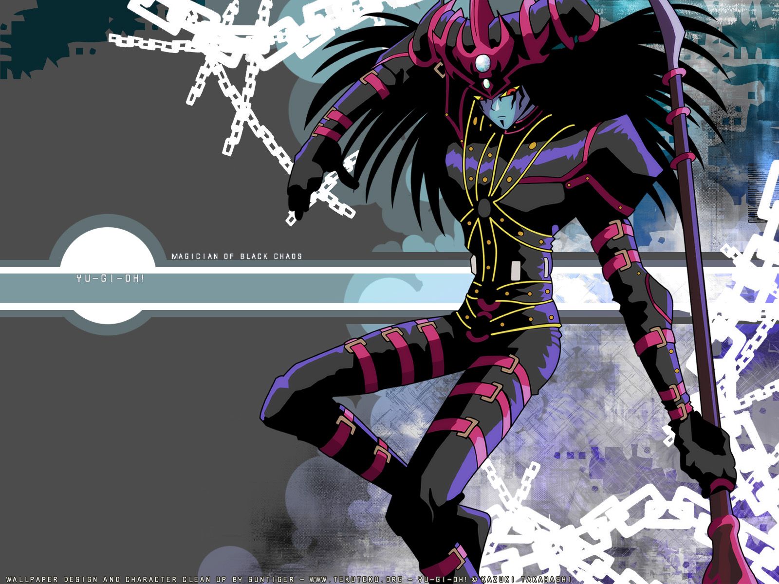 Personaggio Yu-Gi-Oh viola nero, 1600x1200 HD Ready, Laptop