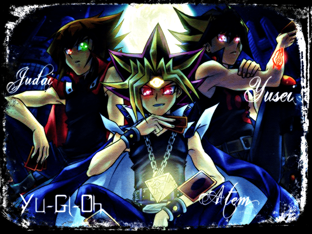 Yu-Gi-Oh personaggi Atem Yusei, 1024x768 HD, Desktop