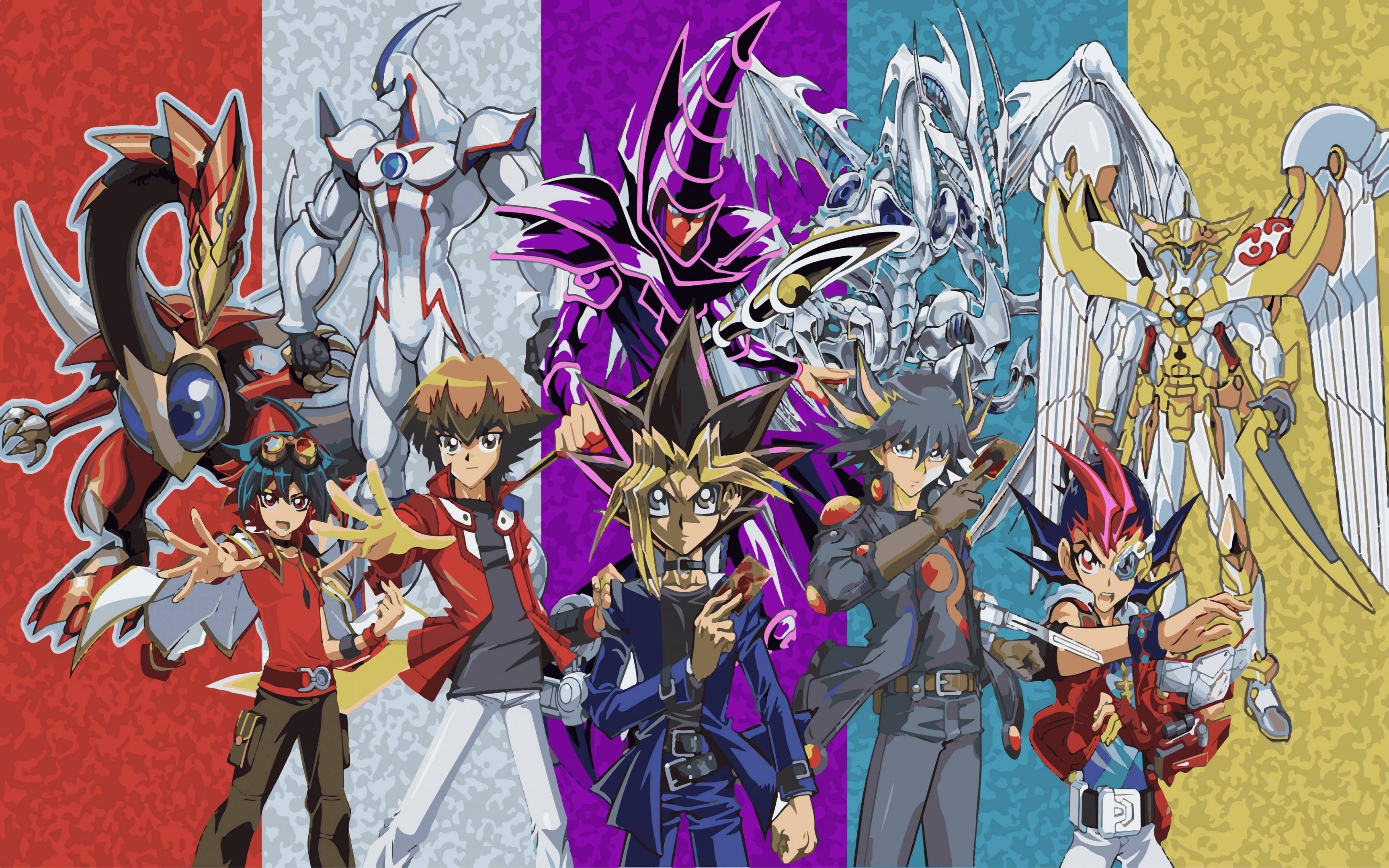 Personaggi Yu-Gi-Oh! con mostri, 3840x2400 4K Ultra HD, Monitor 4K