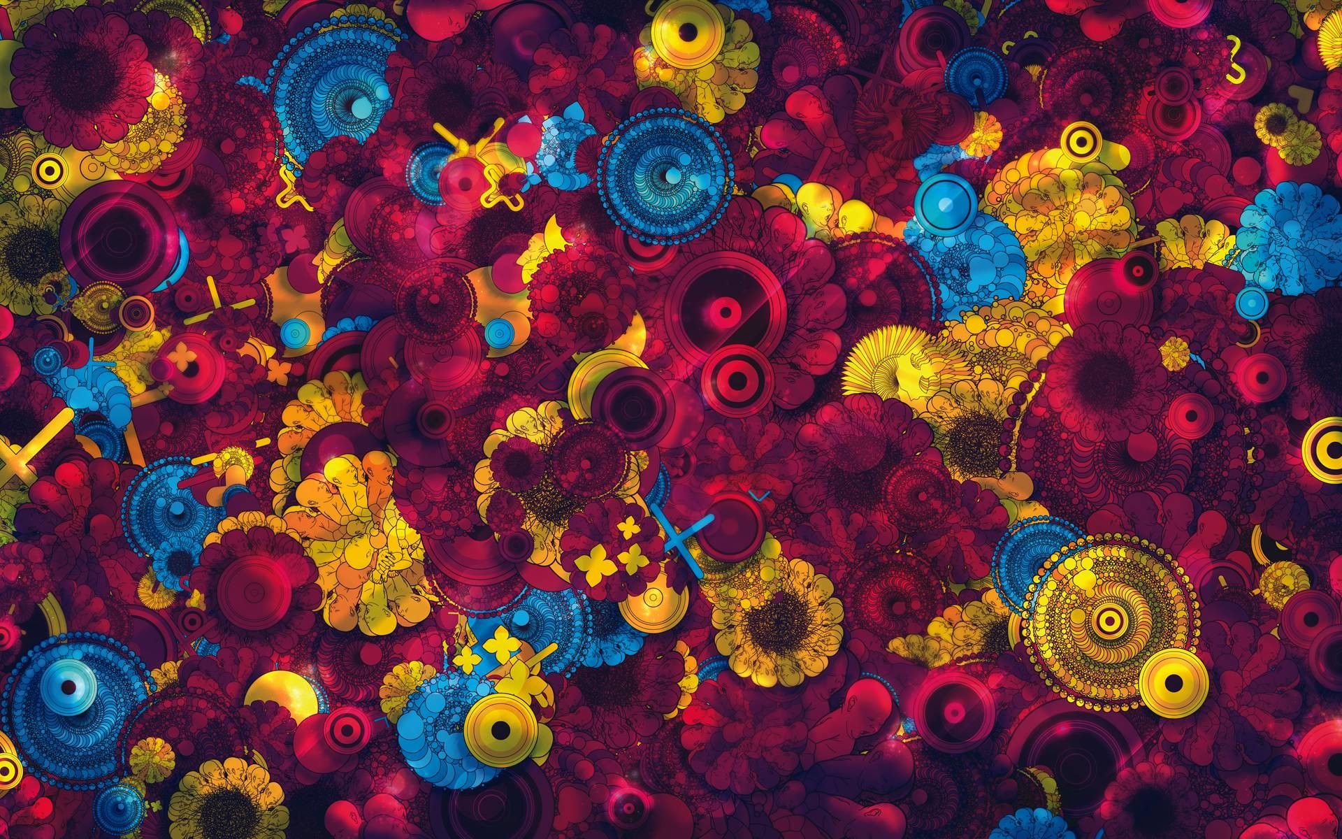 Motivo psichedelico astratto colorato, 1920x1200 WUXGA, iMac