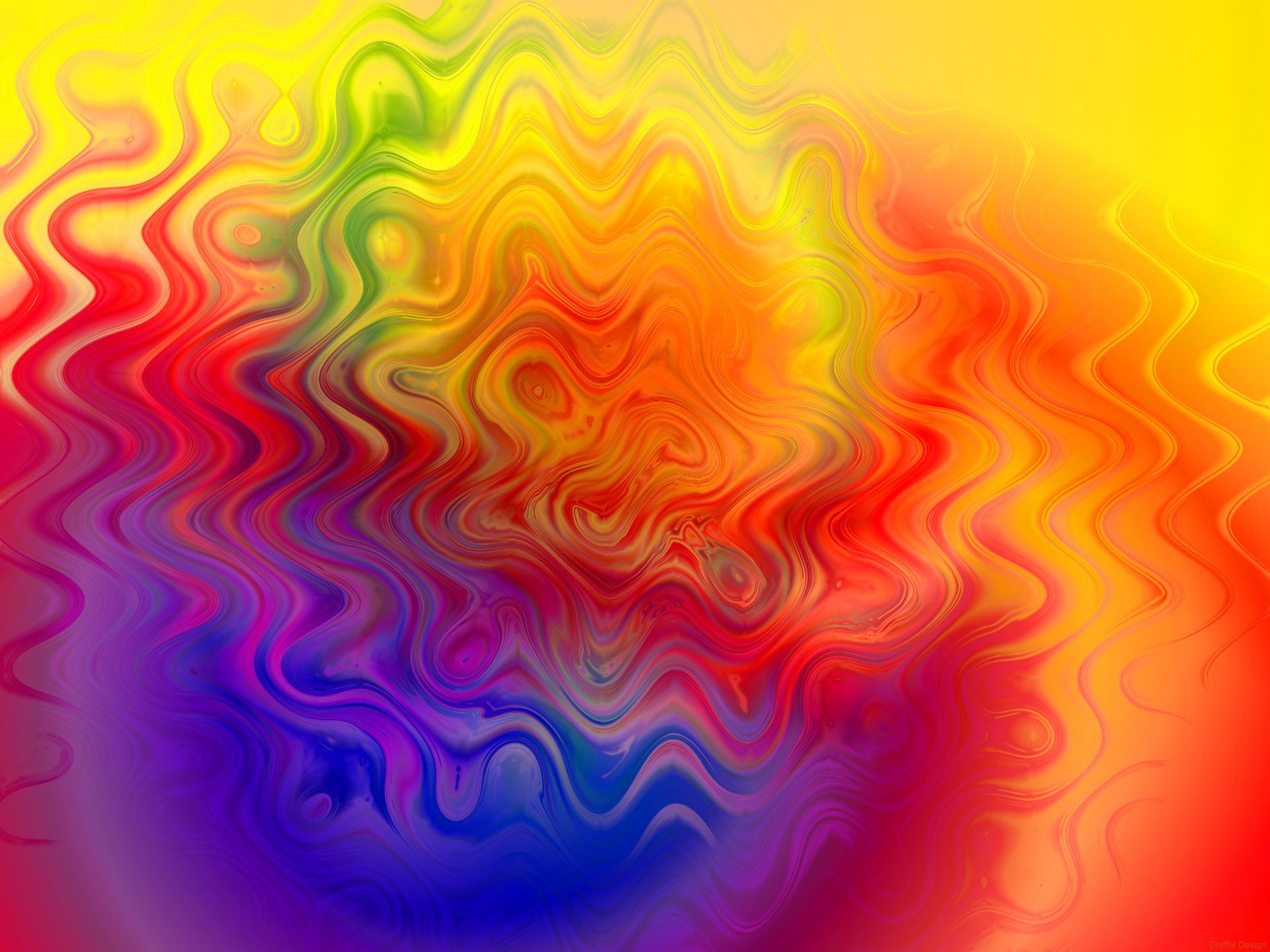 Vortice psichedelico arcobaleno astratto, 1920x1440 Full HD+ WUXGA, Desktop