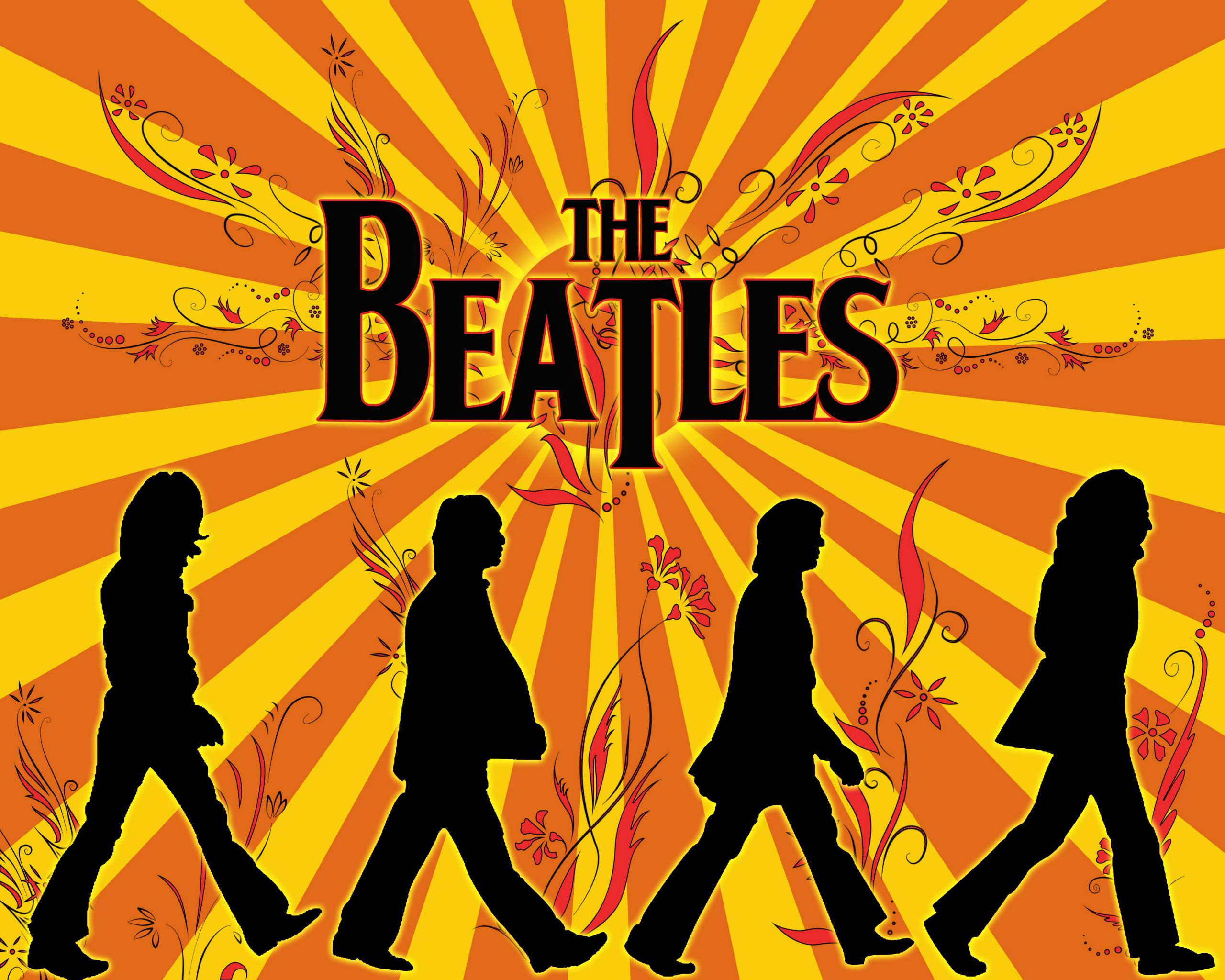 The Beatles silhouette abbey road, 2560x2048 WQXGA, Desktop