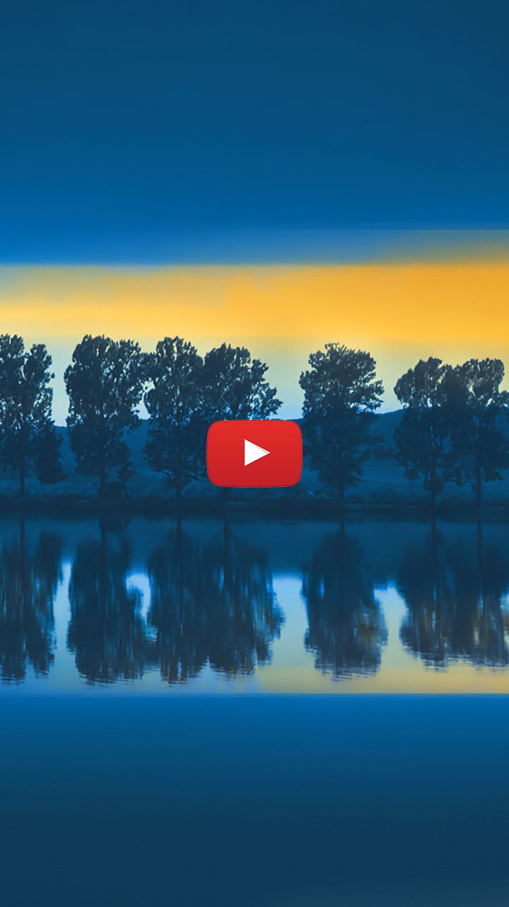 Lago al tramonto con alberi riflessi, 720x1282 Verticale, Mobile