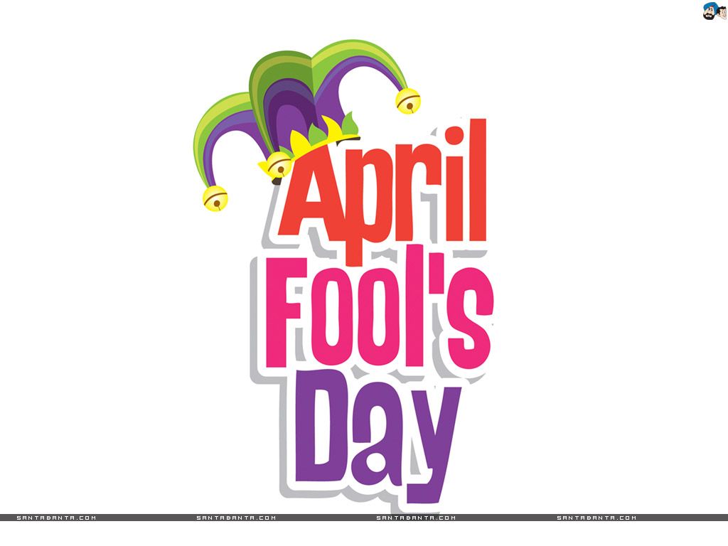 April Fool's Day scritta colorata, 1024x768 HD, Desktop
