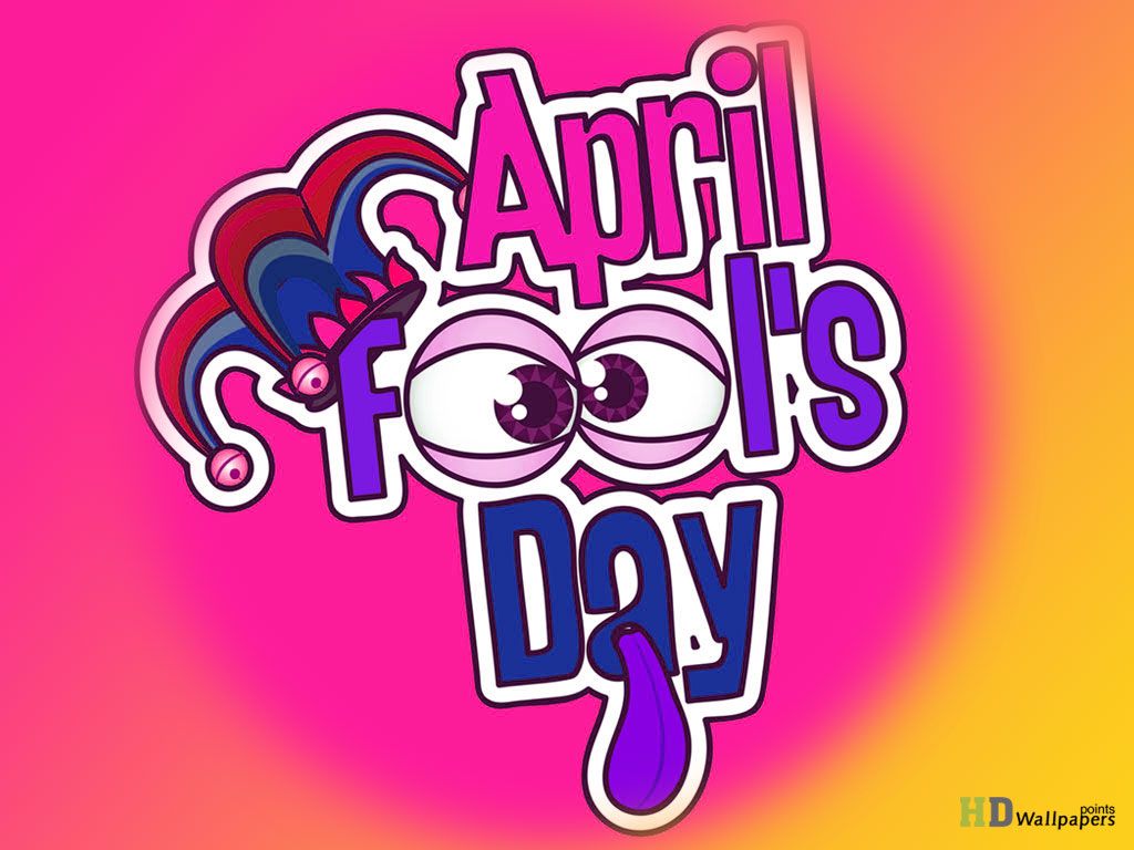 Logo April Fool's Day cartone, 1024x768 HD, Laptop