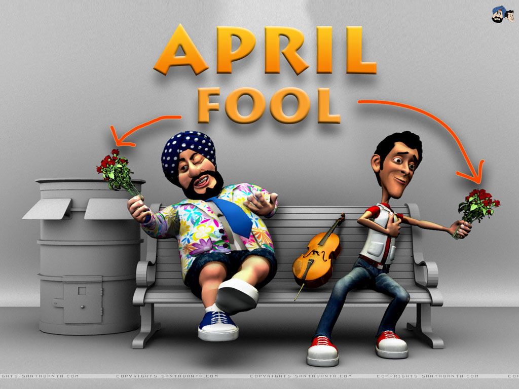 Pesce d'Aprile personaggi 3D cartoon, 1024x768 HD, iMac