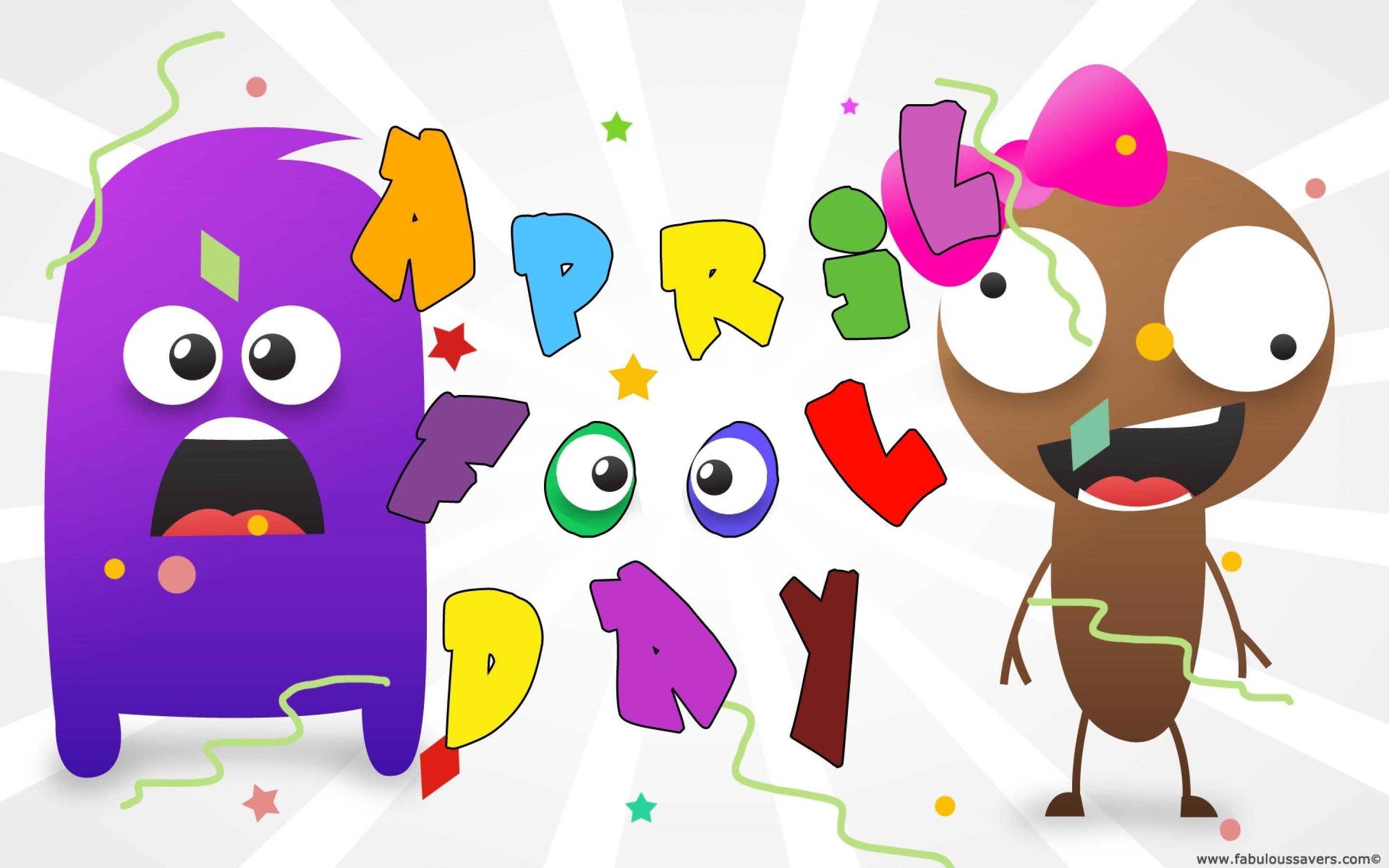 Mostri cartoon April Fool Day, 2880x1800 2K, Laptop
