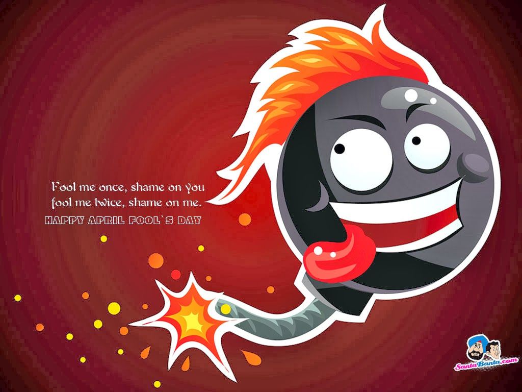 Bomba cartoon Pesce d'Aprile, 1024x768 HD, PC
