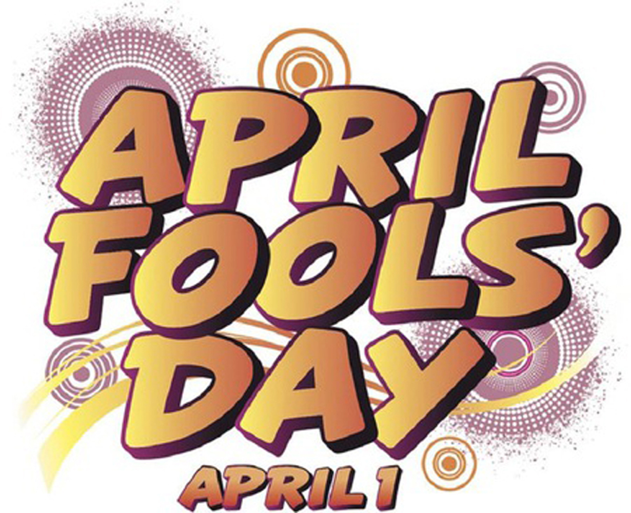 Scritta April Fools' Day giallo, 1230x1000 HD, HP Laptop