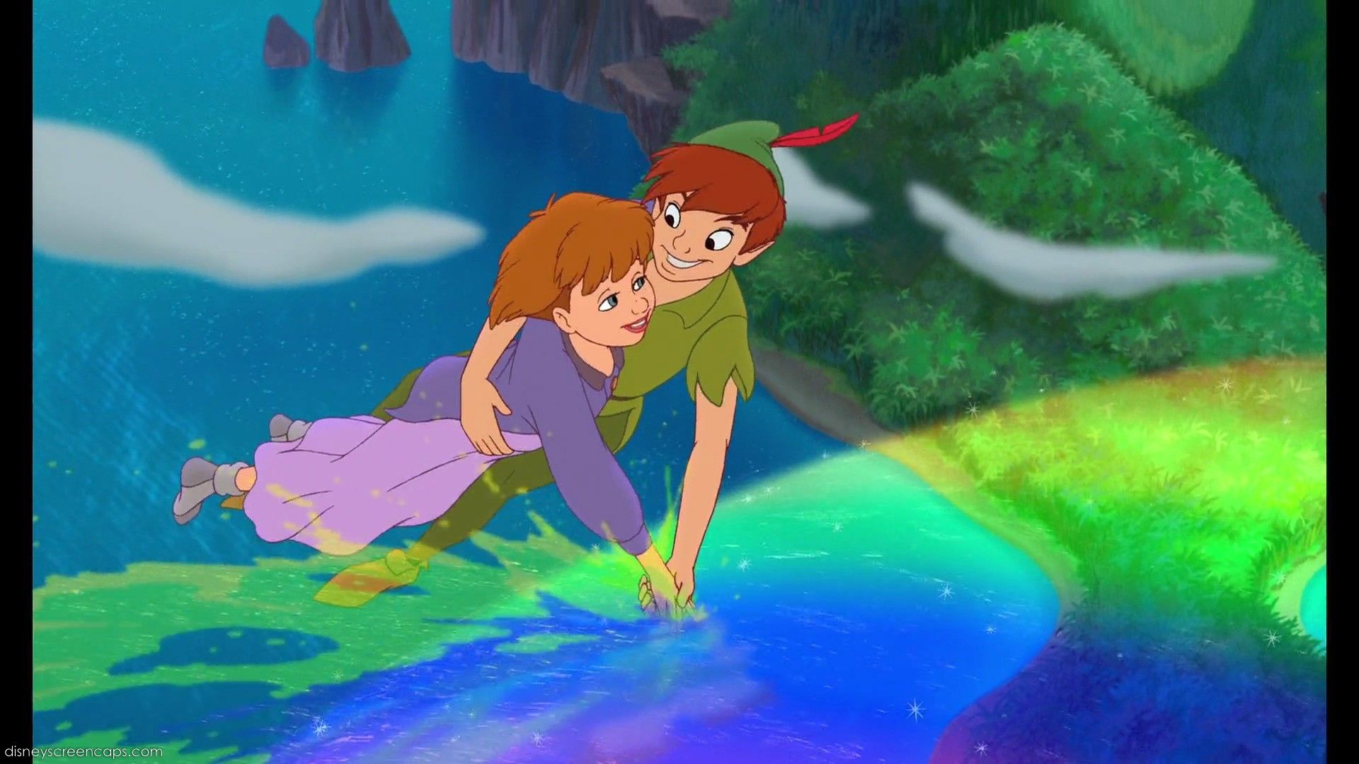 Peter Pan e Trilli volano, 1680x1050 HD, Desktop