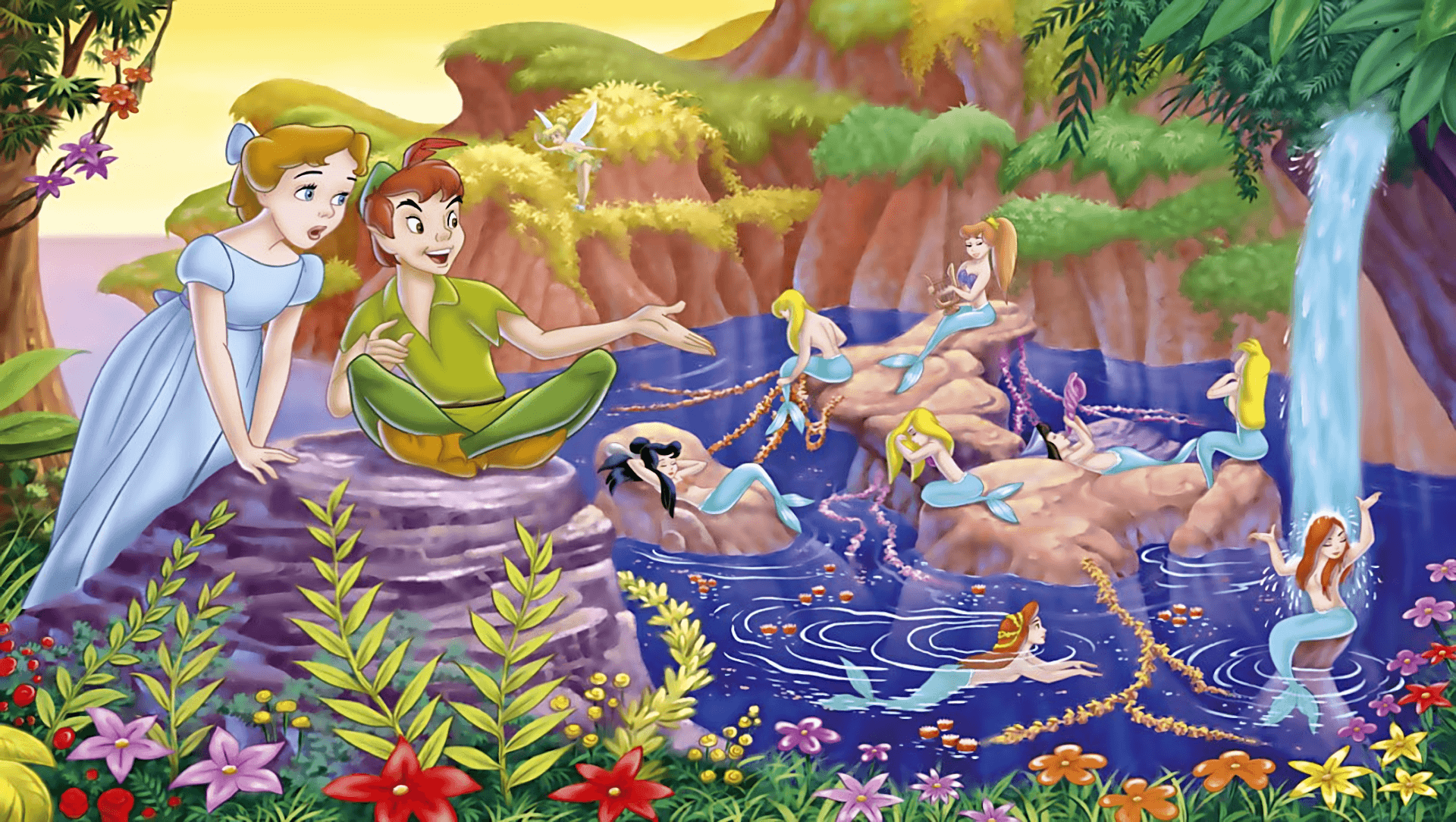 Peter Pan e Trilly, 960x854 HD, PC