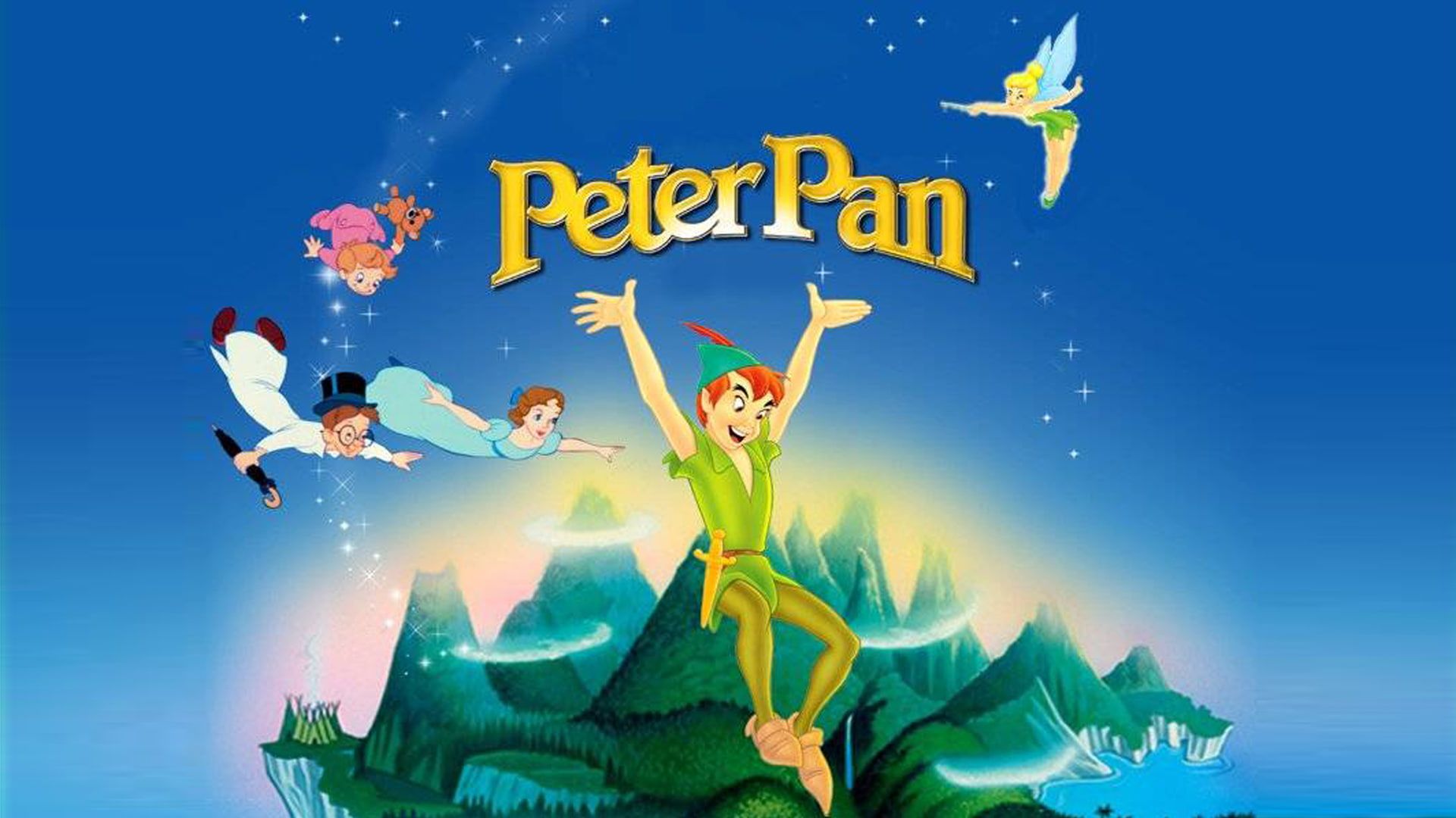 Peter Pan e Trilli volano, 1680x1050 HD Ready, Desktop