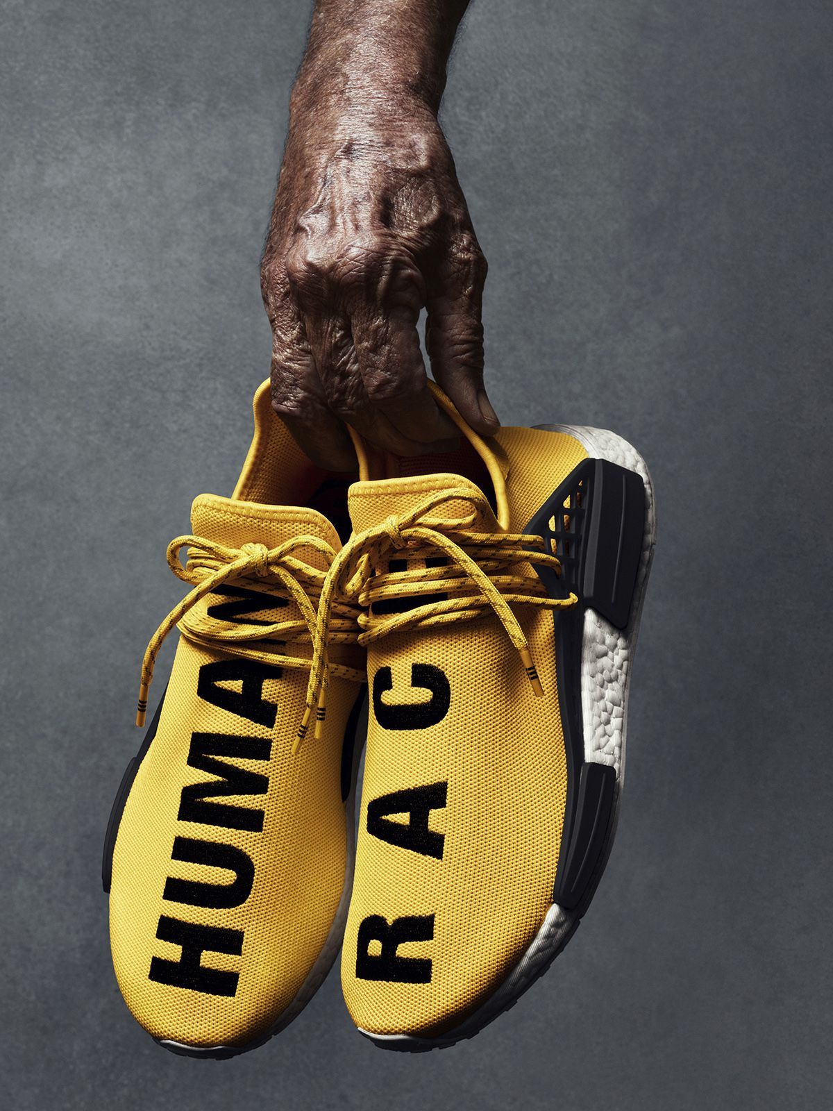 Adidas NMD Human Race gialle, 1200x1600 Full HD Verticale, iPhone