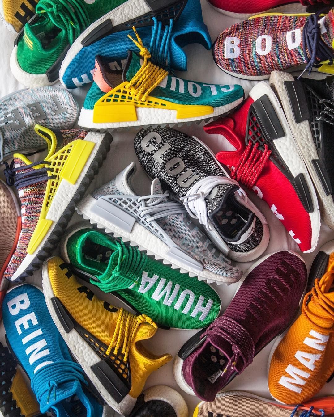 Adidas NMD Human Race sneakers colorate, 1080x1350 Full HD Verticale, iPhone