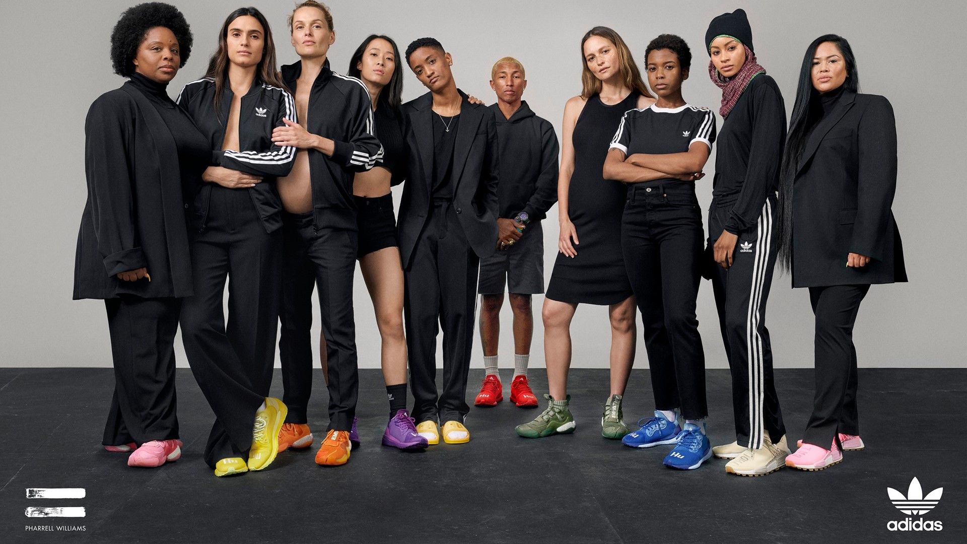 Adidas Originals Pharrell Williams gruppo, 1920x1080 Full HD 1080p, PC